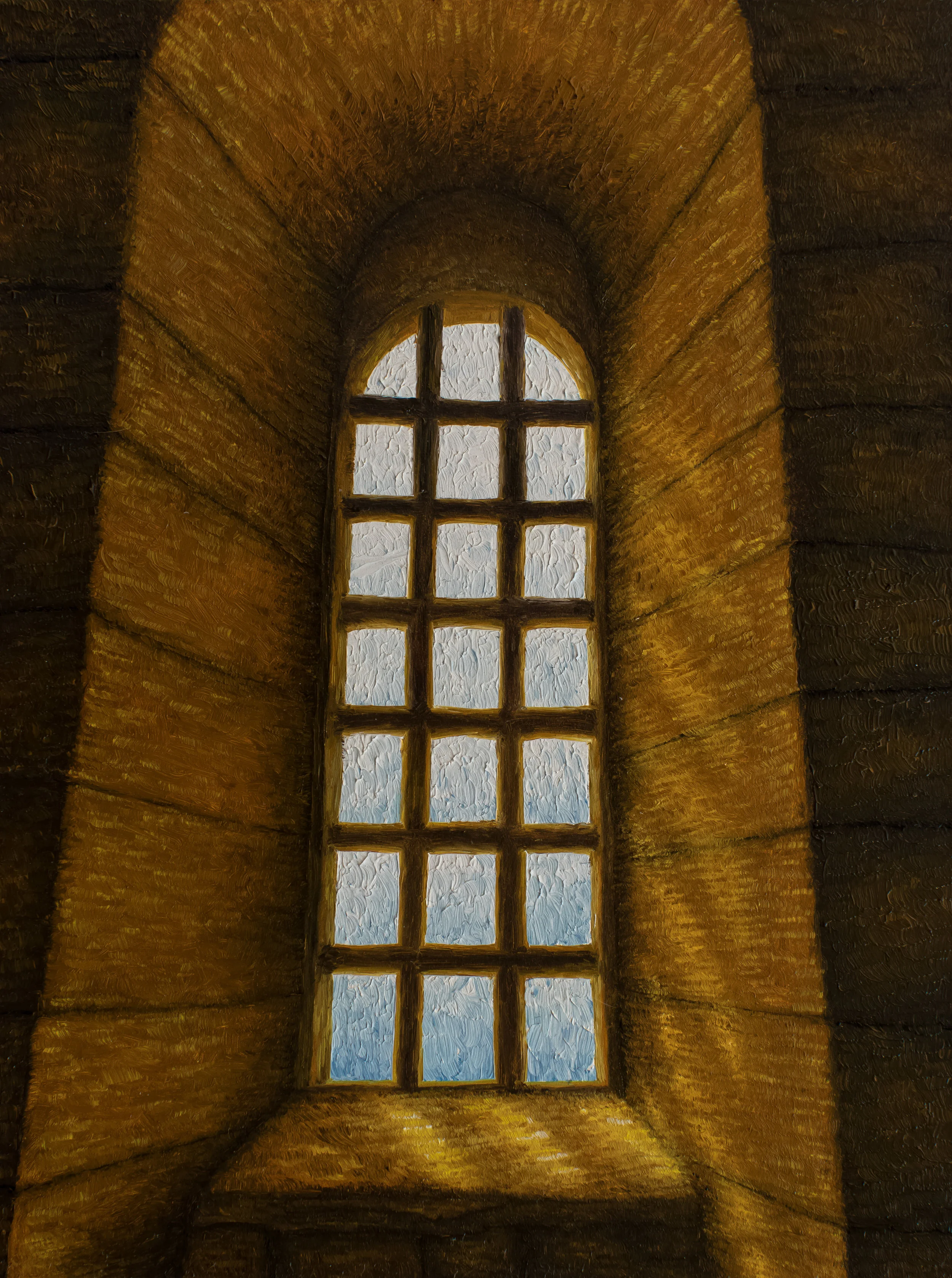 Fenêtre d'Eglise, Abbaye de Fontenay