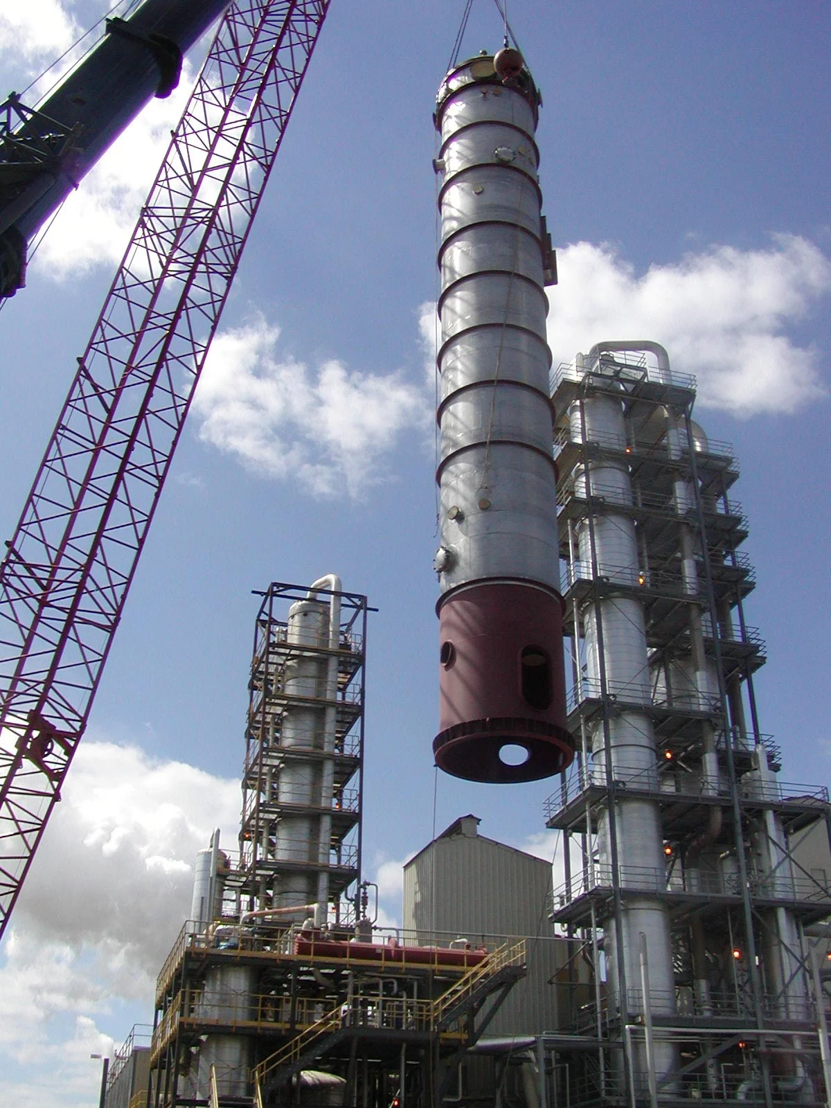 Large Waste Heat 1st Effect Evaporator – Installation