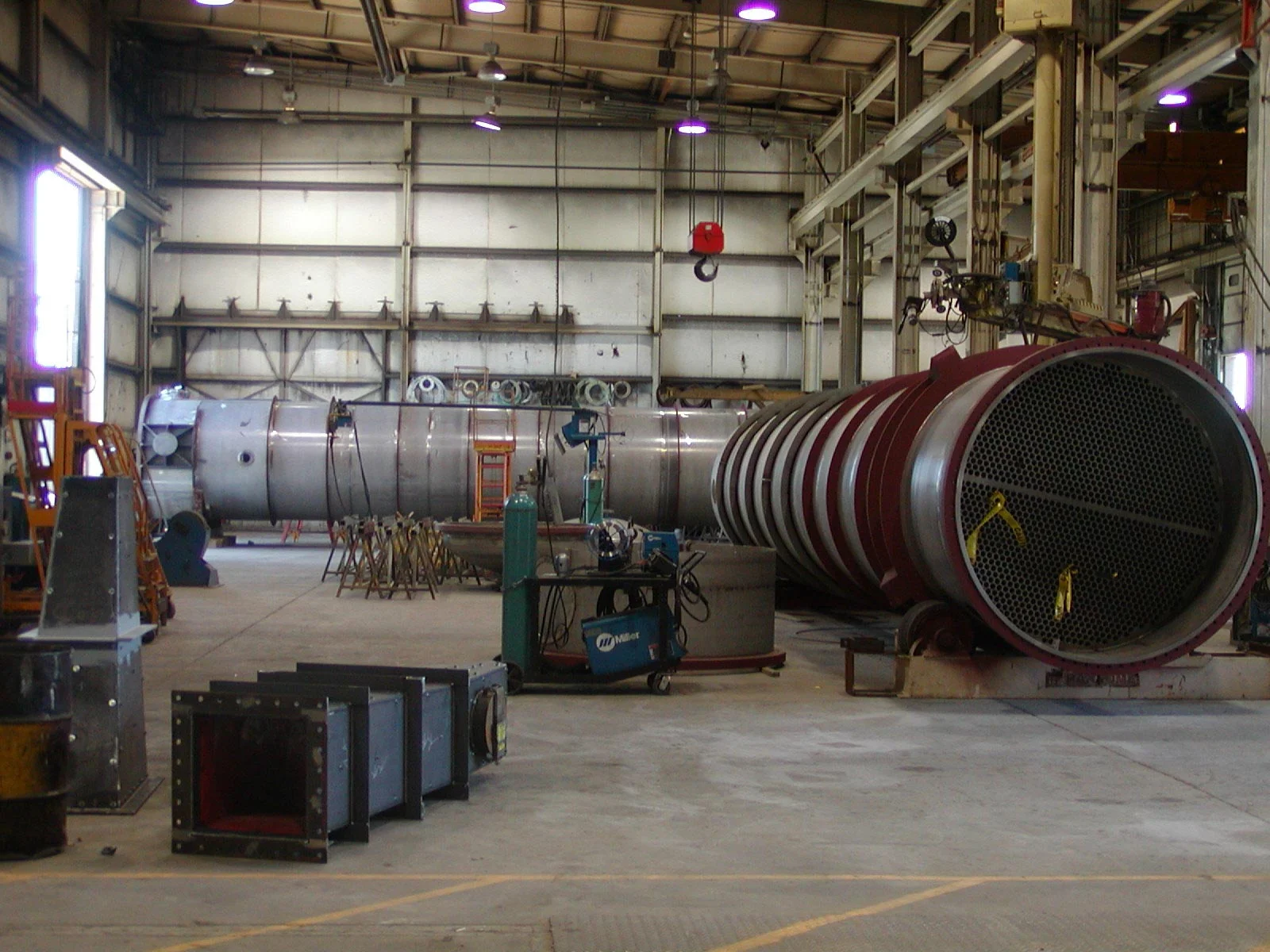 Multiple Large Heat Exchangers in Process