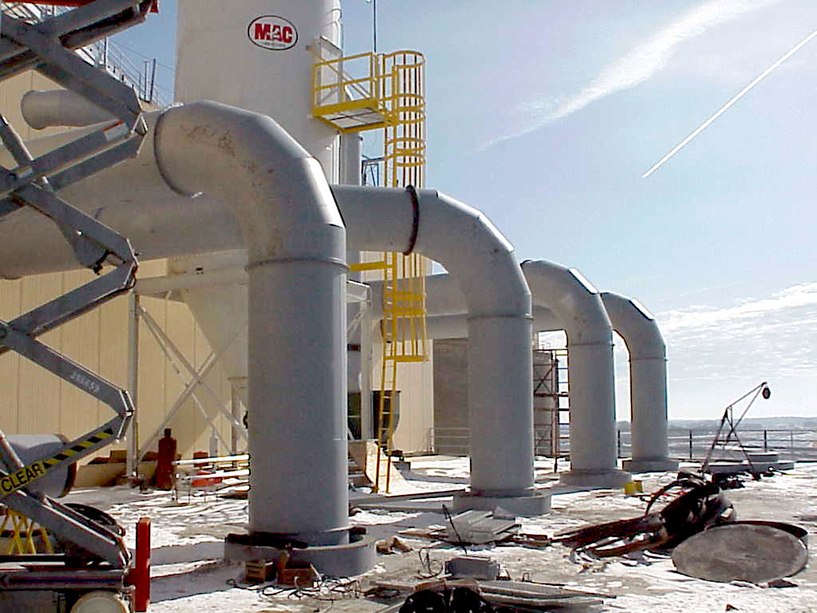 Designed, Fabricated, and Installed Ductwork and Spouting for Soybean Processing Facility 