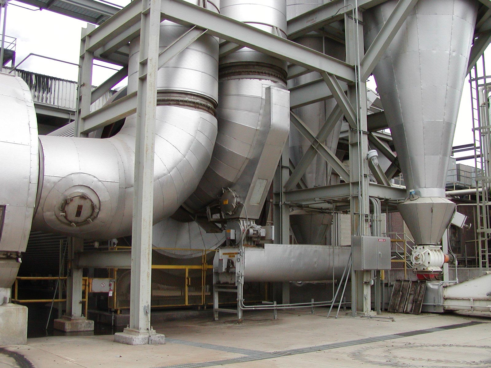 Fabricated, Insulated and Lagged Stainless Ductwork for DDGS Drying System