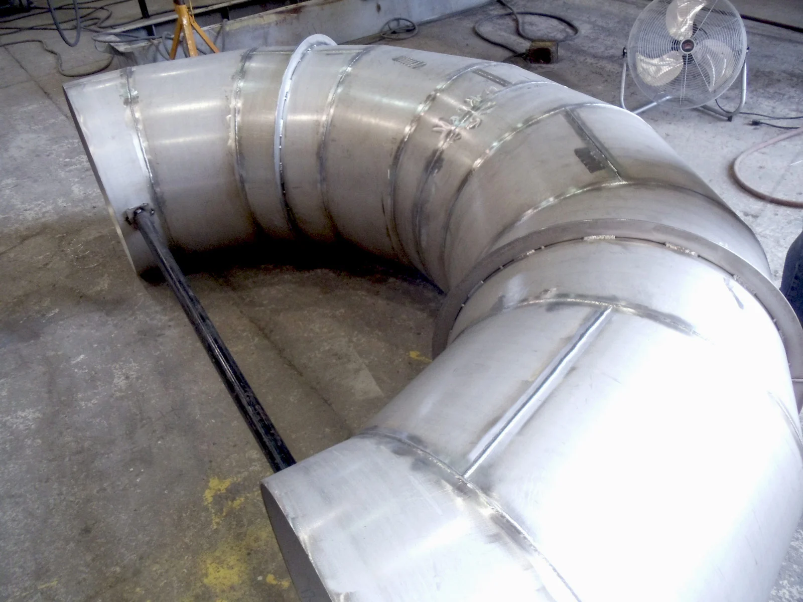 180 Degree Elbow Duct Section