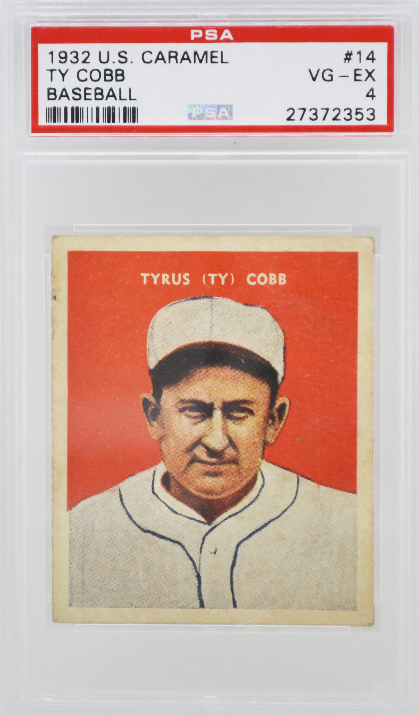 1932 US Caramel Ty Cobb PSA 4 VG-EX