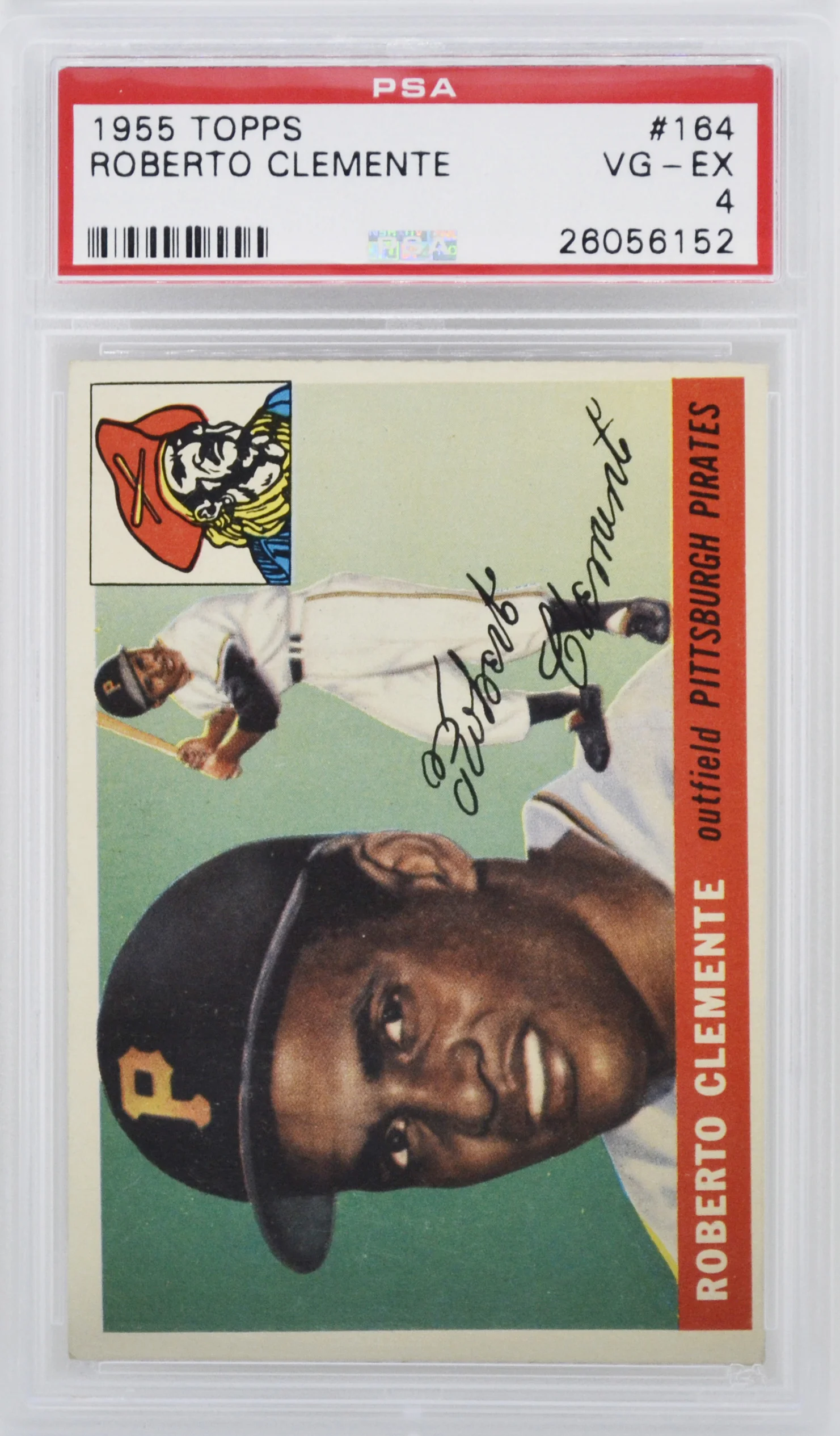 1955 Topps Roberto Clemente RC PSA 4