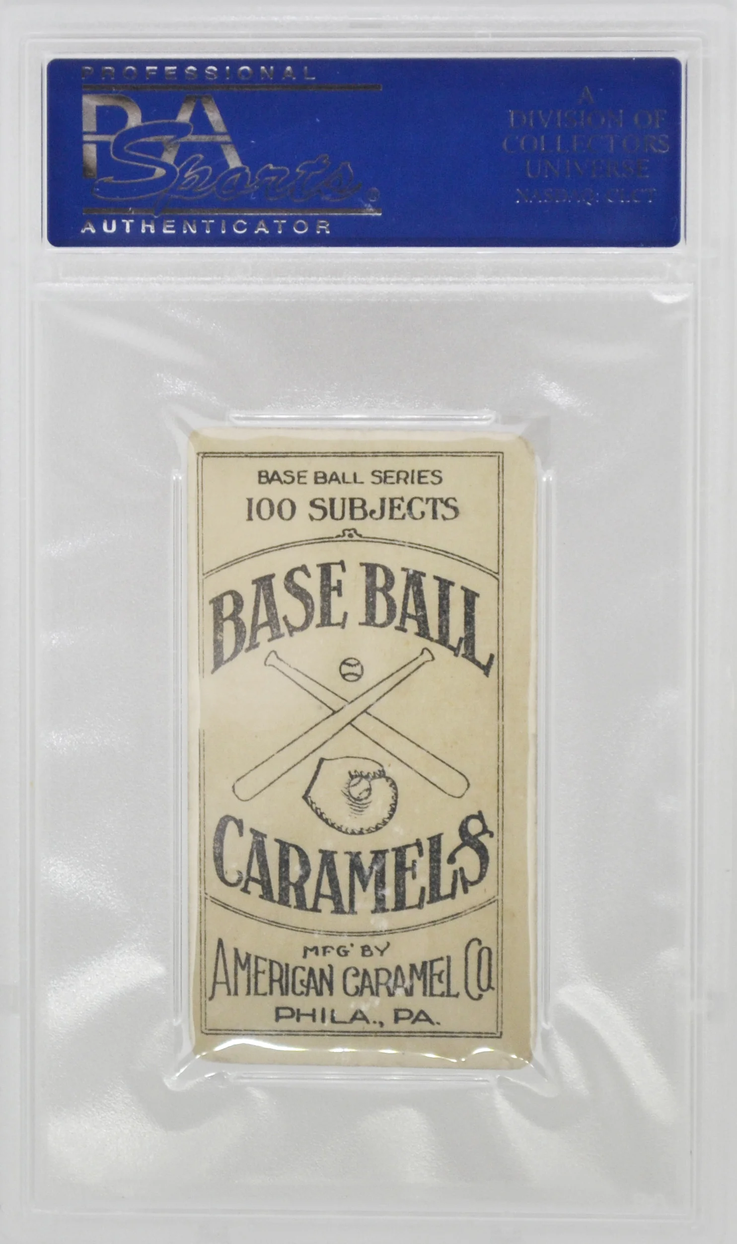1909-11 American Caramel Cy Young Boston PSA 3 Back.jpg