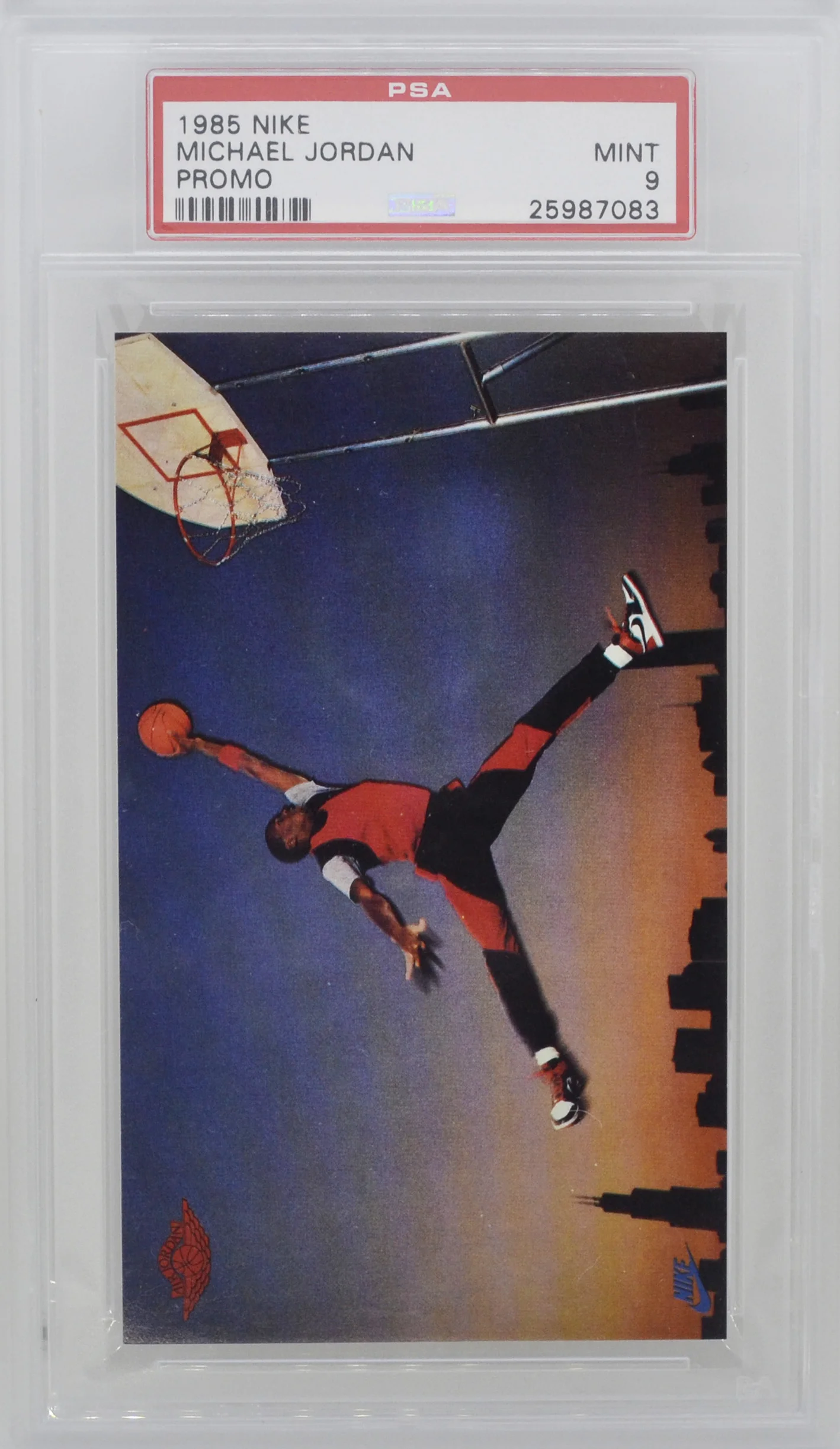 1985 Nike Promo Michael Jordan PSA 9