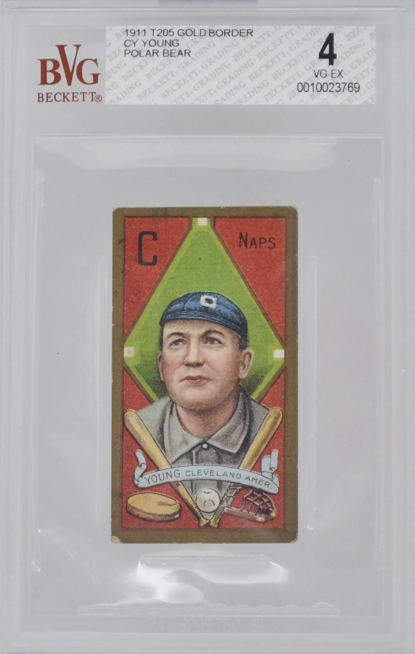 1911 T205 Polar Bear Cy Young BVG 4