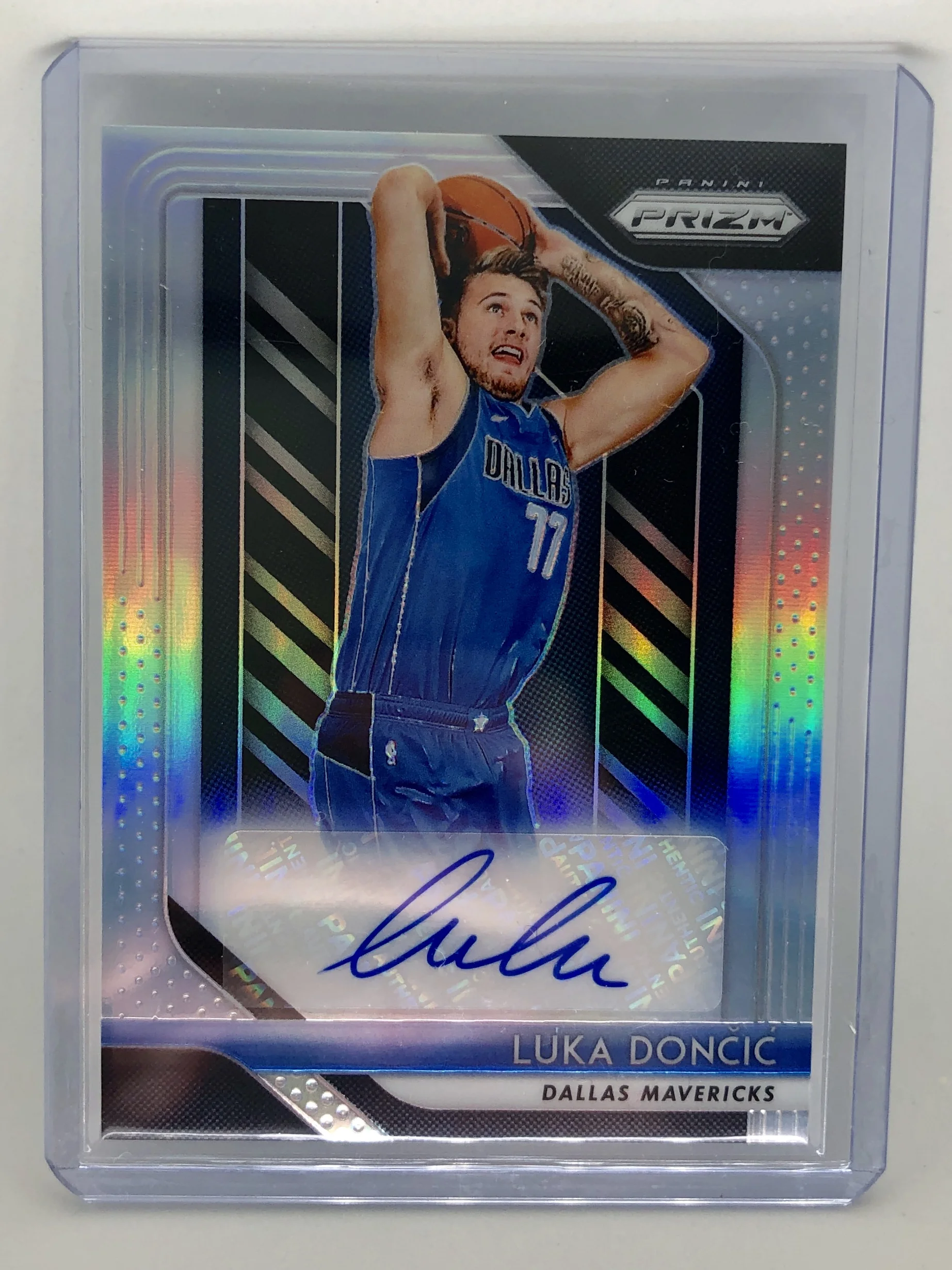 2018-19 Panini Prizm Luka Doncic Silver Auto RC Raw