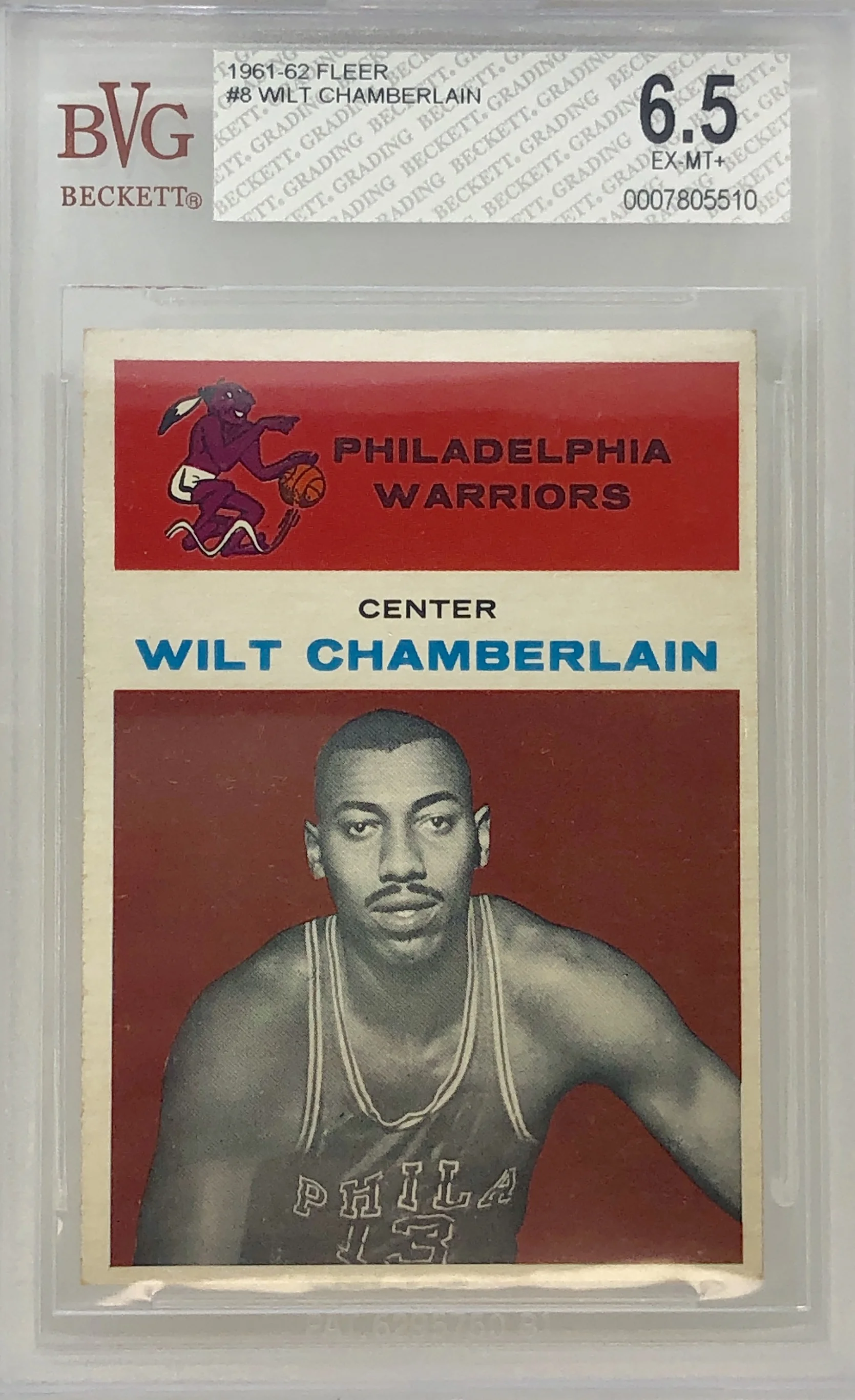 1961 Fleer Wilt Chamberlain 