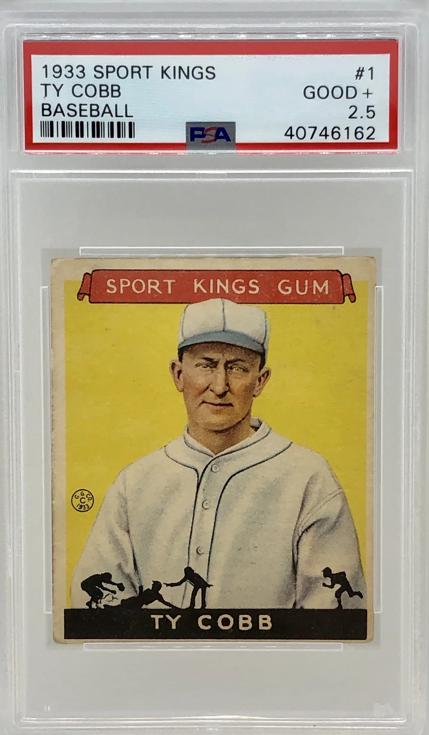 1933 Goudey Sport Kings Gum Ty Cobb PSA 2.5