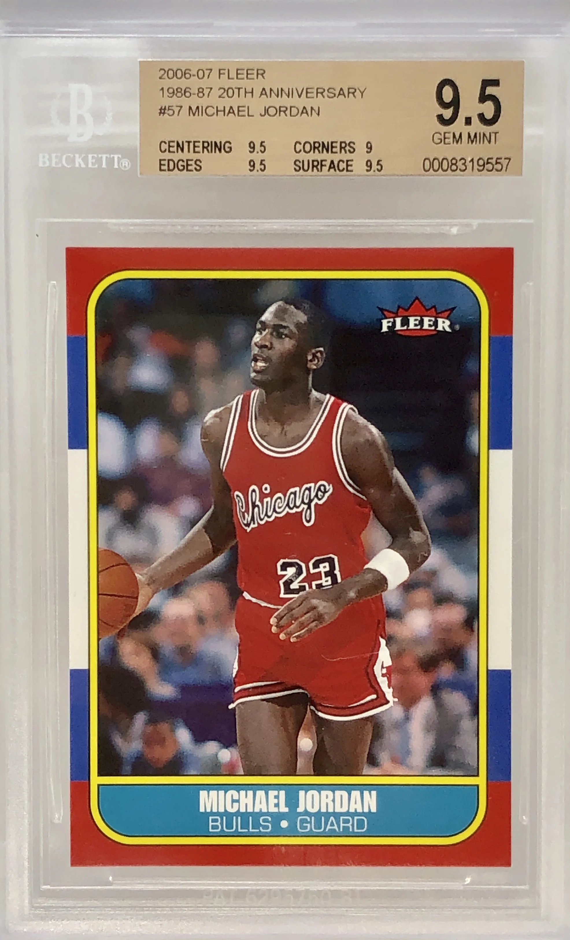 2006-07 Fleer 1986 20th Anniversary Michael Jordan