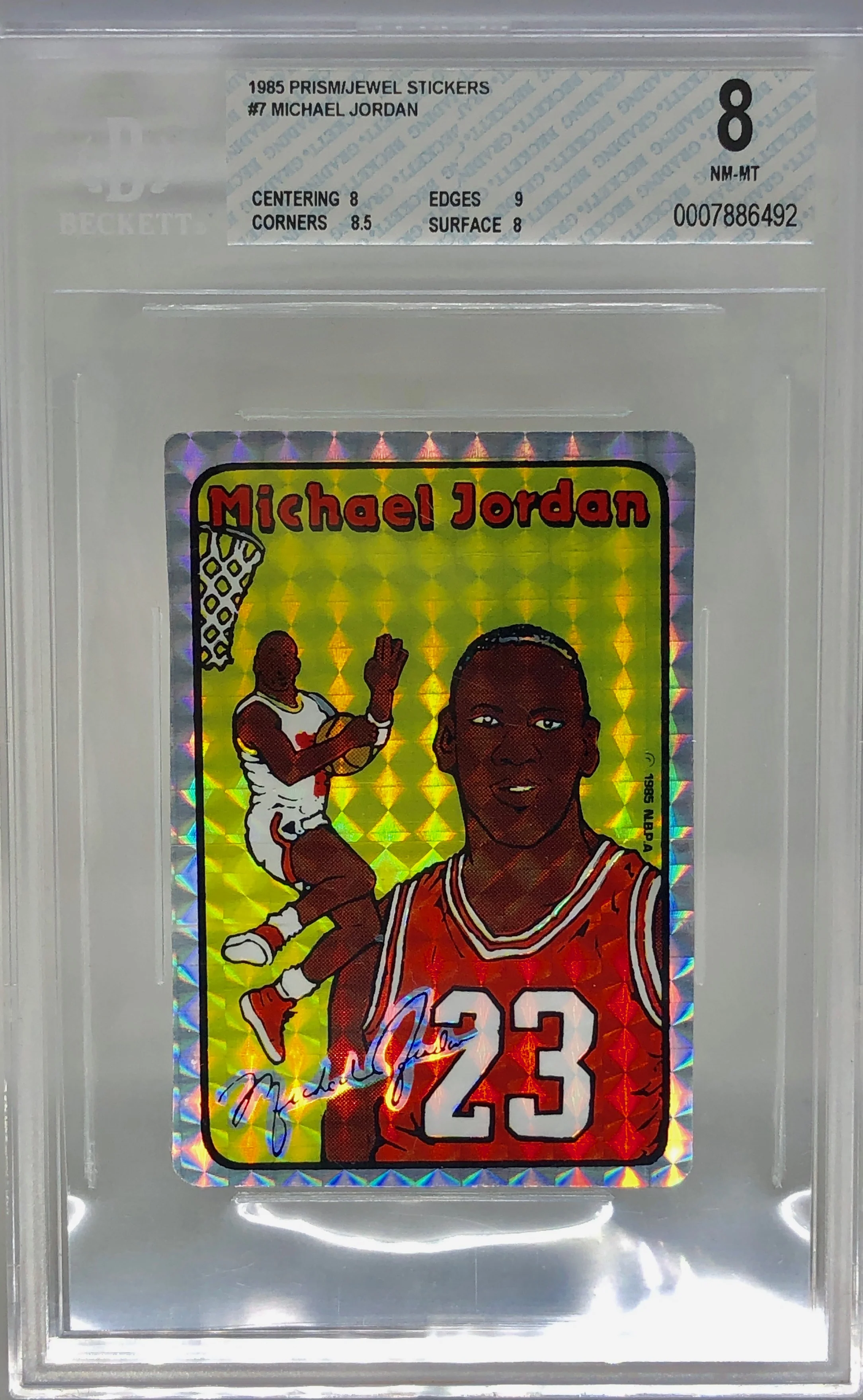 1985 Jewel Prism Michael Jordan
