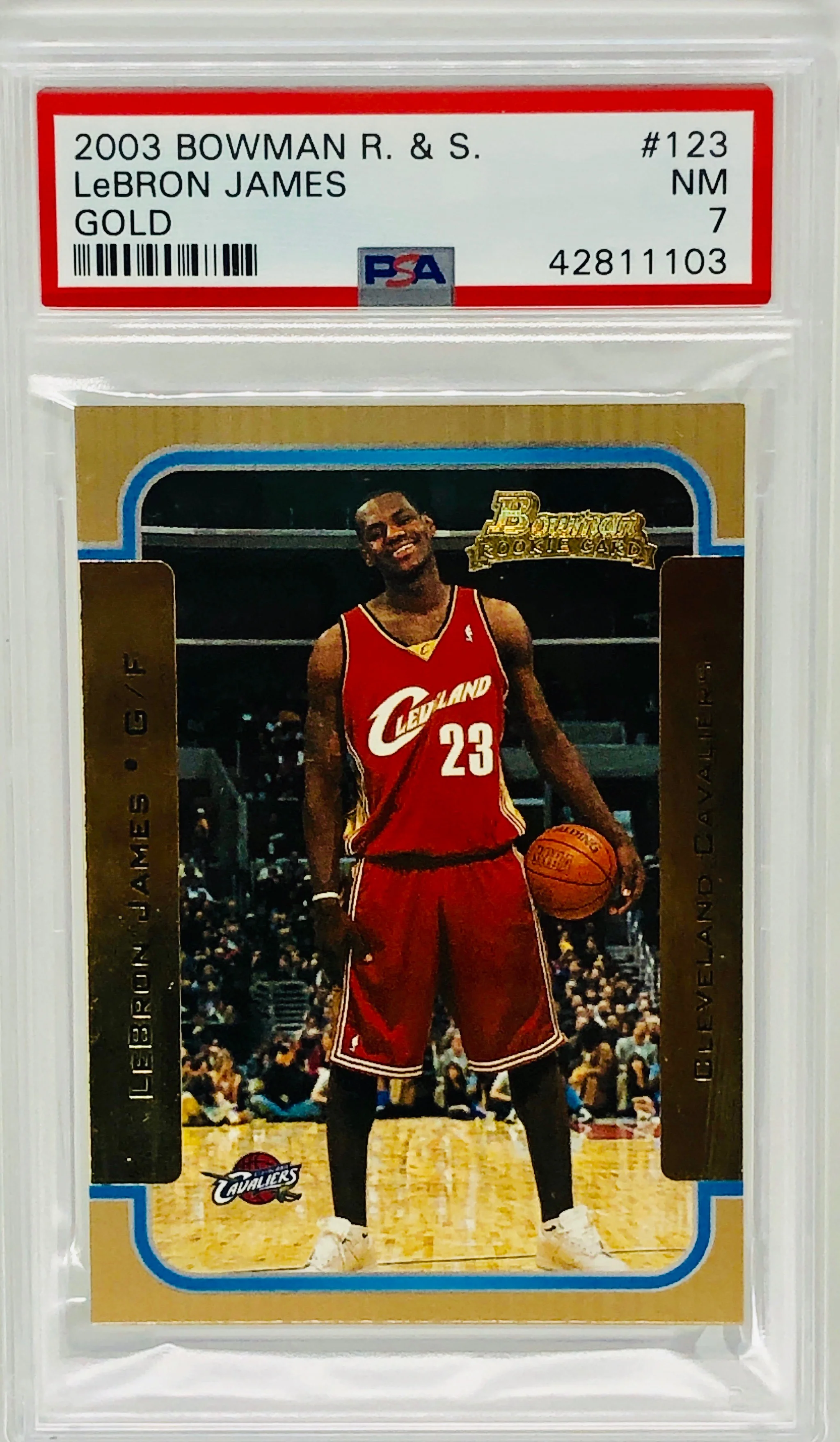 2003 Bowman LeBron James GOLD