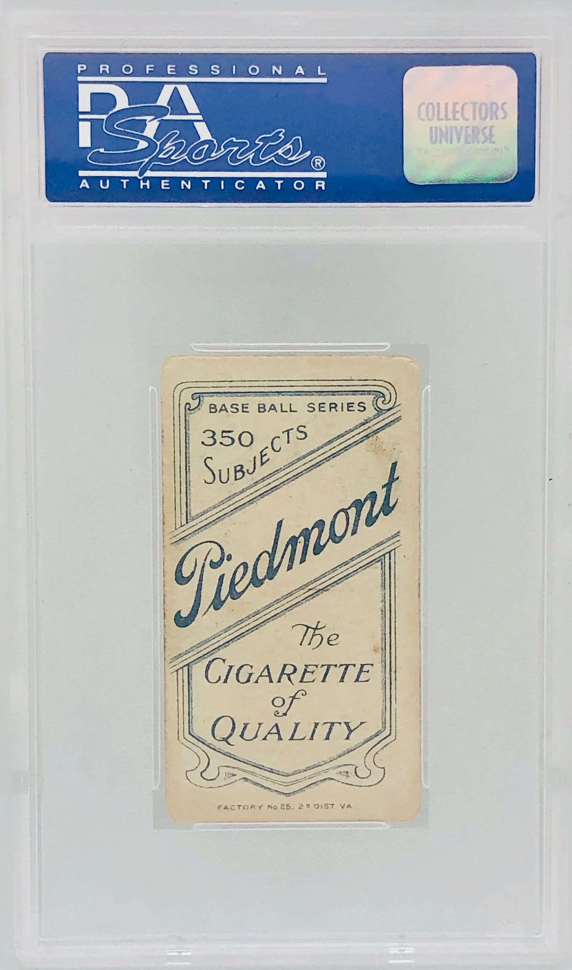 T206 Piedmont Cy Young Portrait Green Background