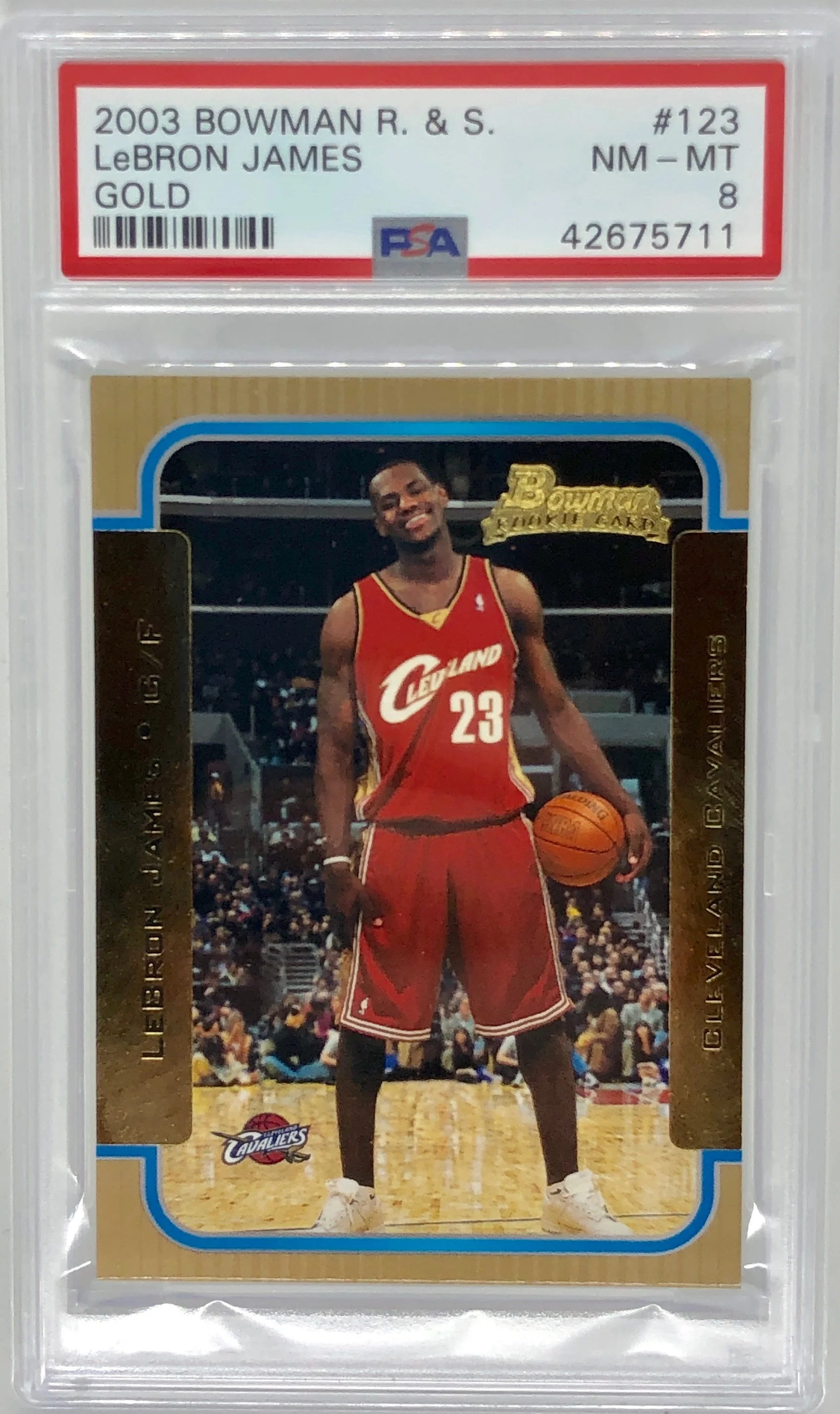 2003 Bowman LeBron James GOLD