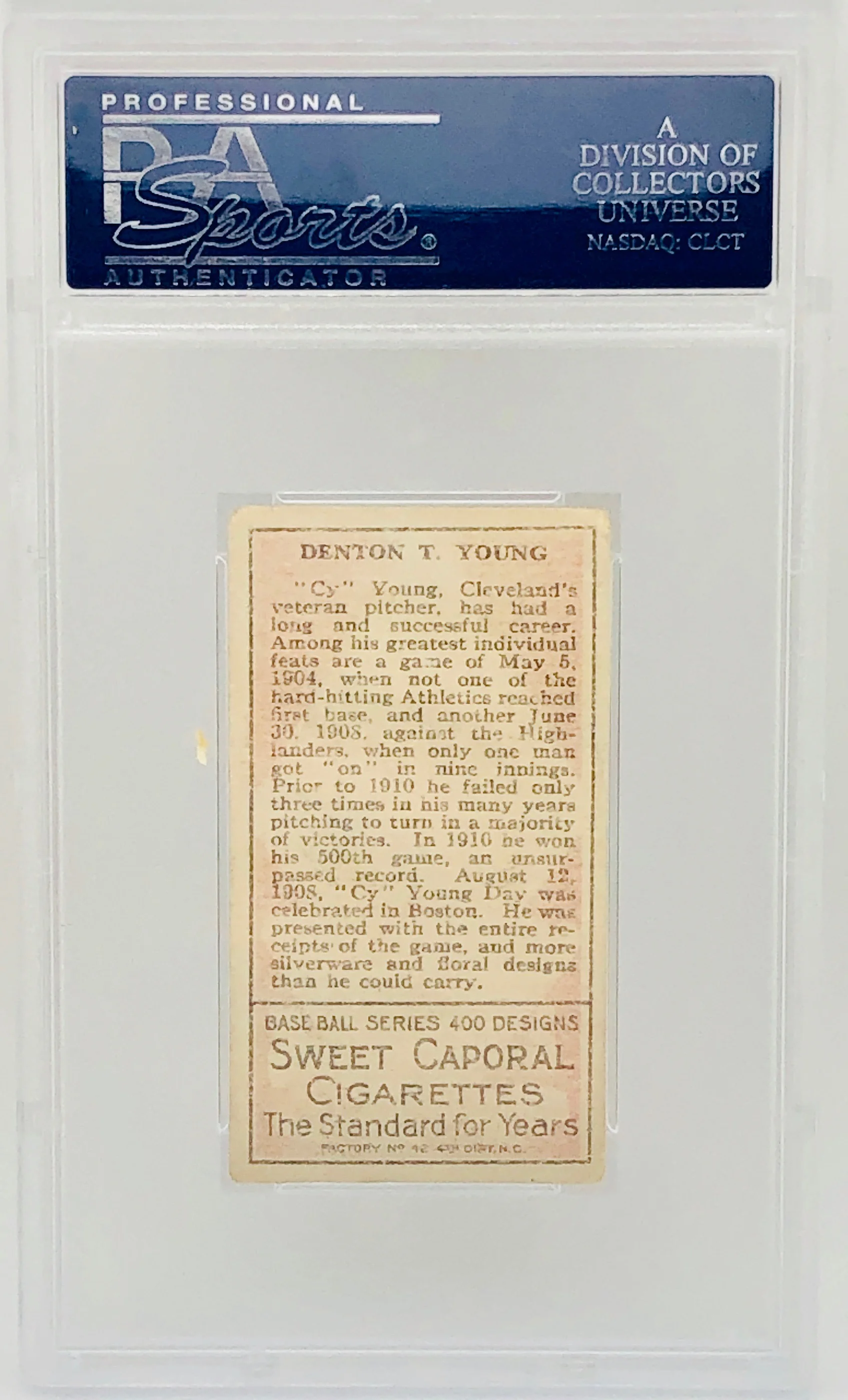 1911 T205 Cy Young