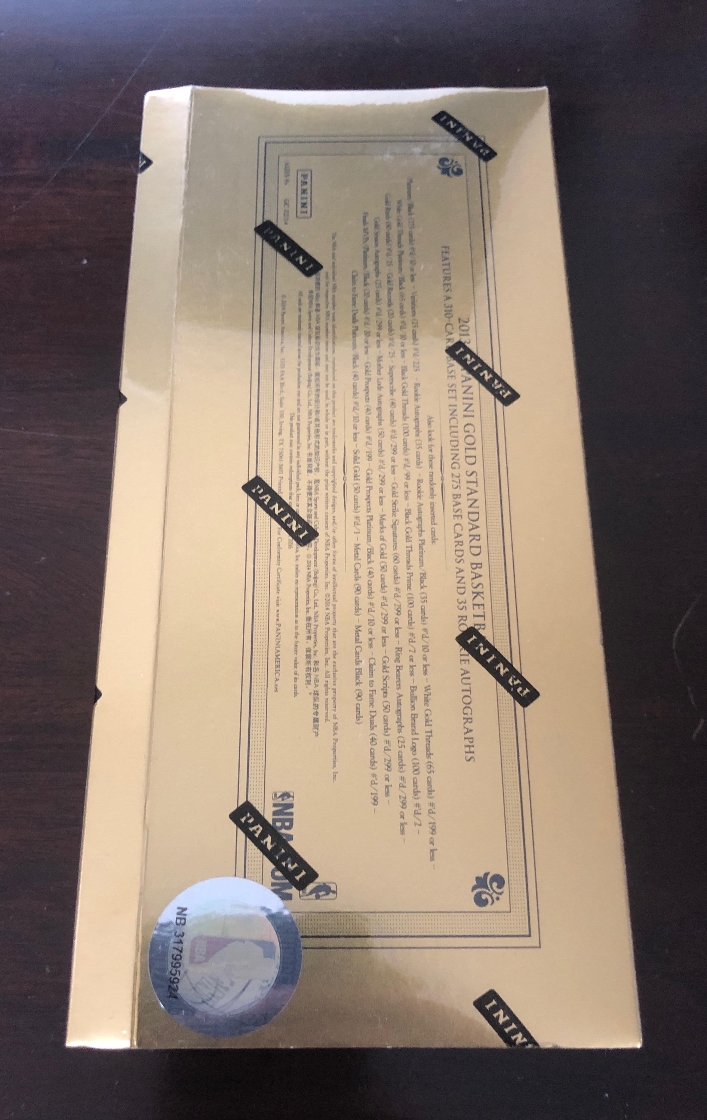 2013-14 Panini Gold Standard Basketball Box - SEALED