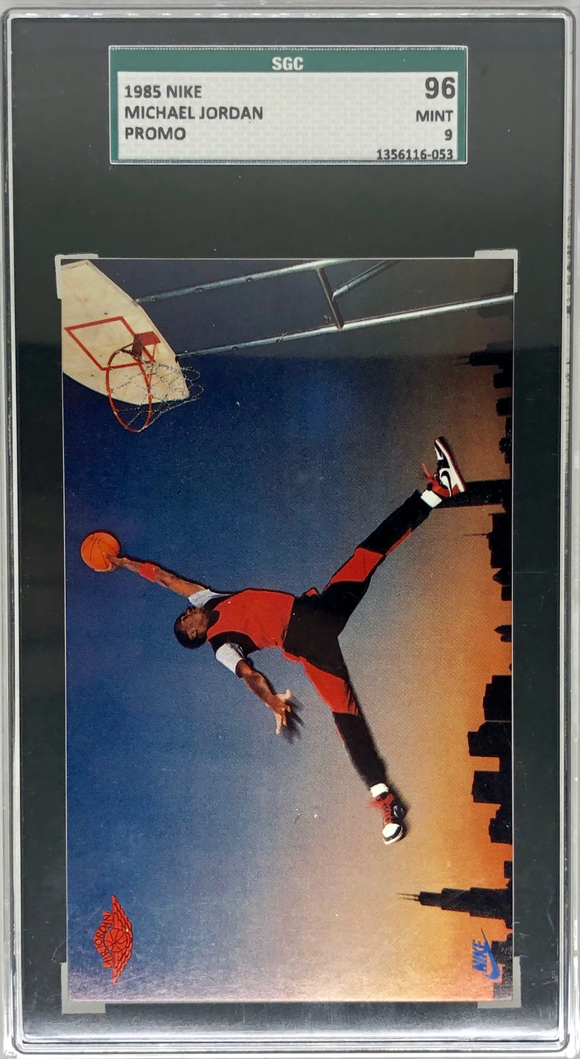 1985 Nike Promo Michael Jordan SGC 9