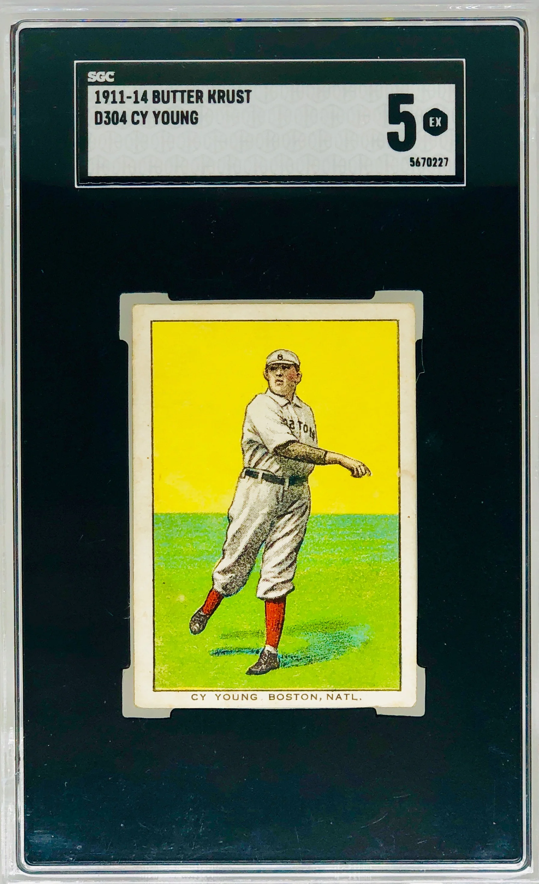 1911-14 General Baking Co Butter Krust Cy Young SGC 5