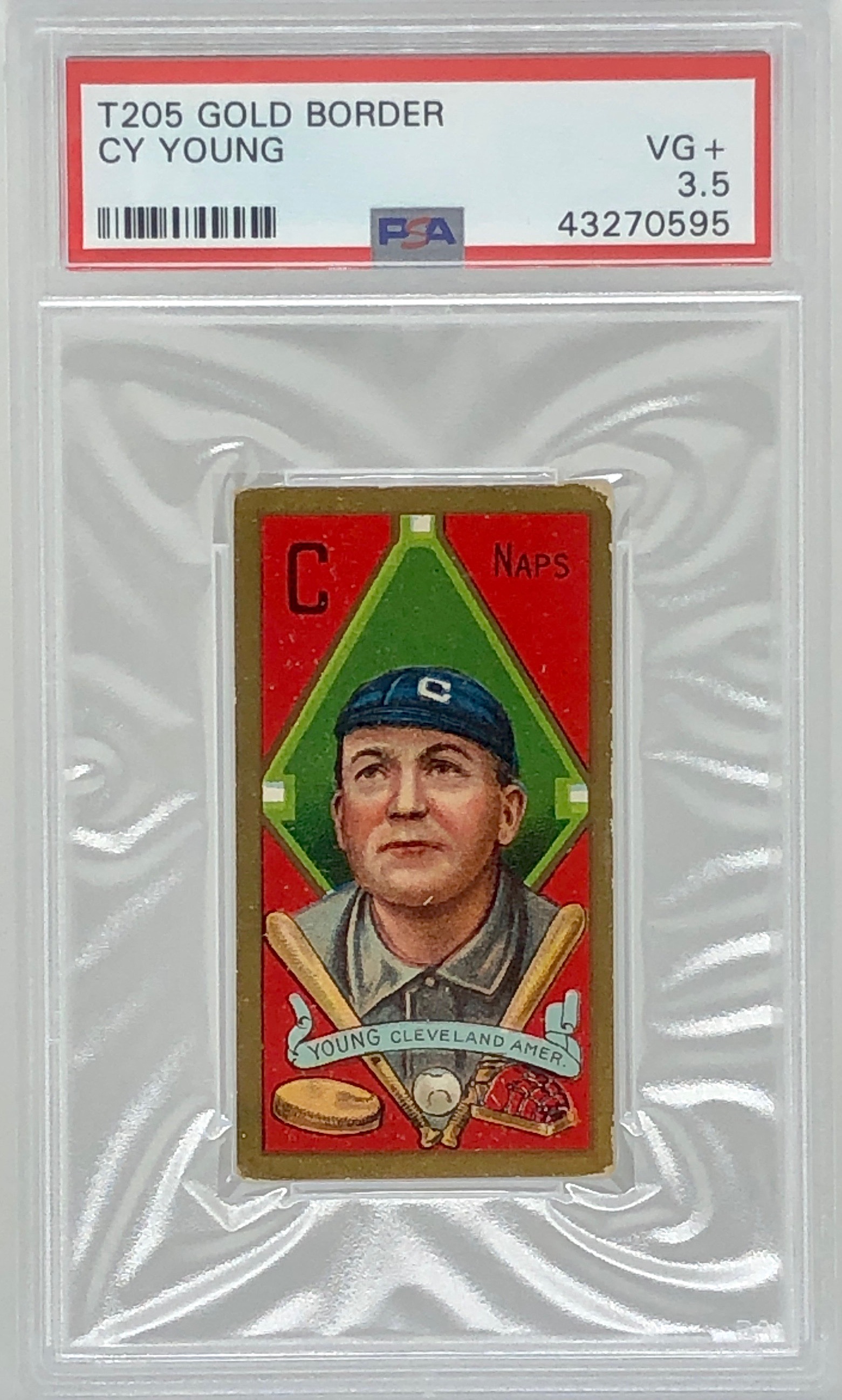 1911 205 Cy Young Sweet Caporal Factory 42 PSA 3.5
