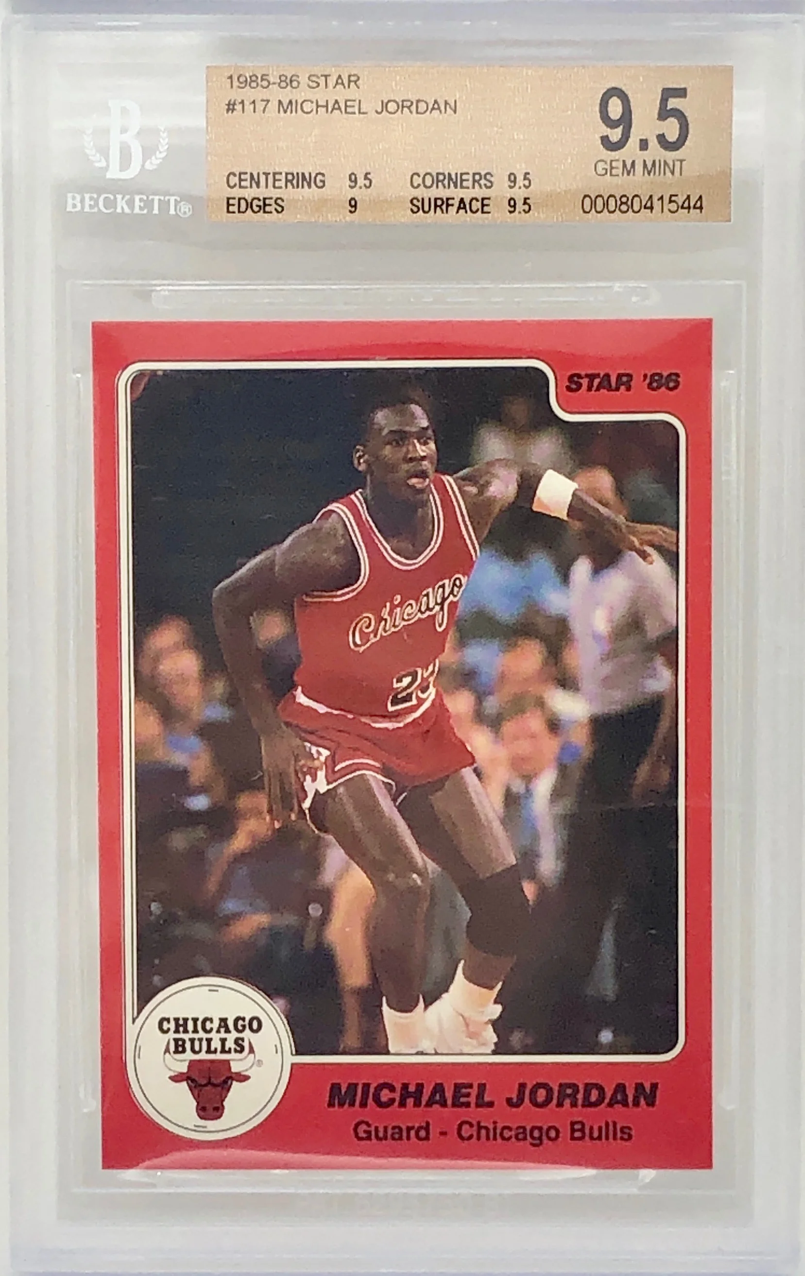 1985 Star #117 Michael Jordan XRC BGS 9.5