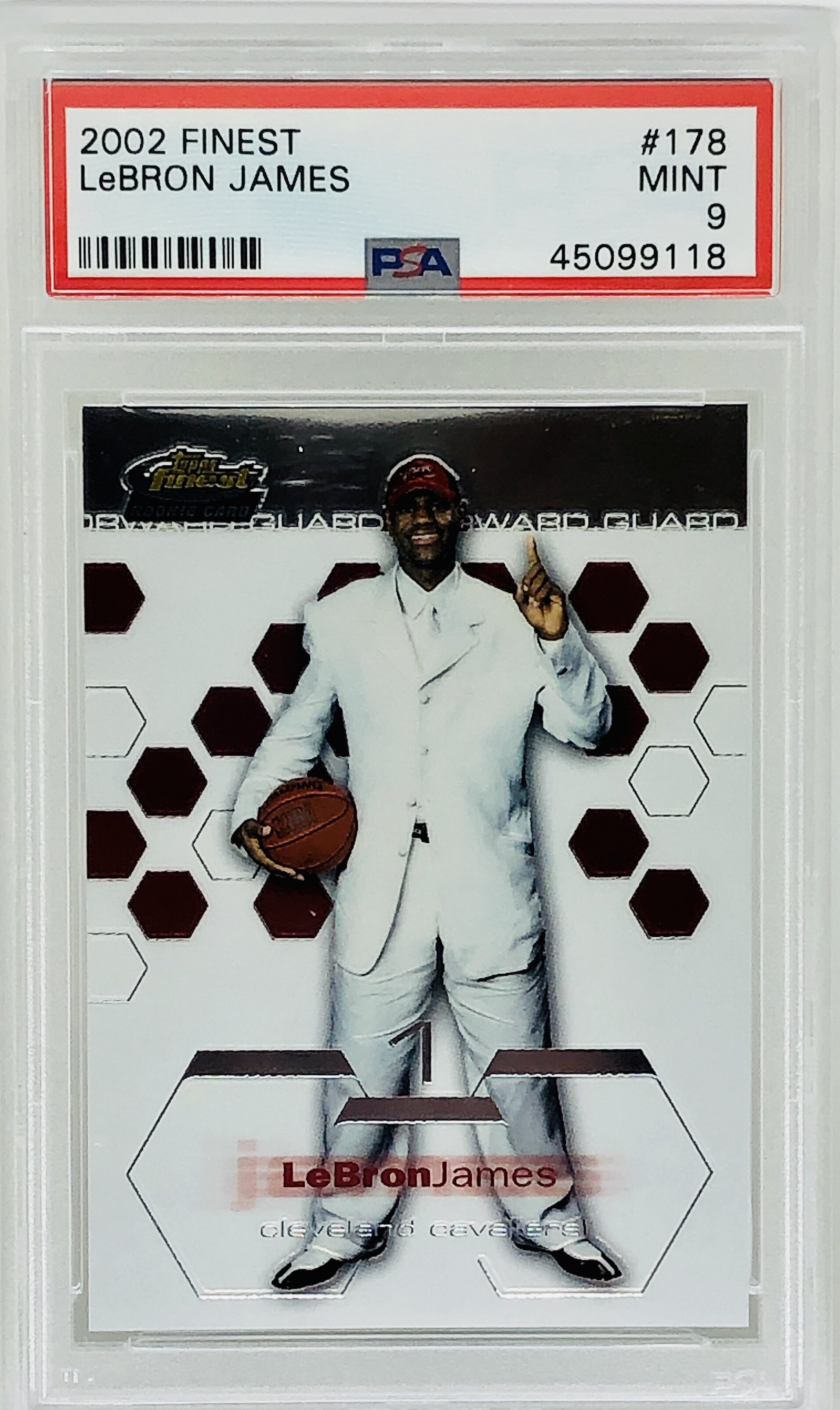2002-03 Topps Finest LeBron James