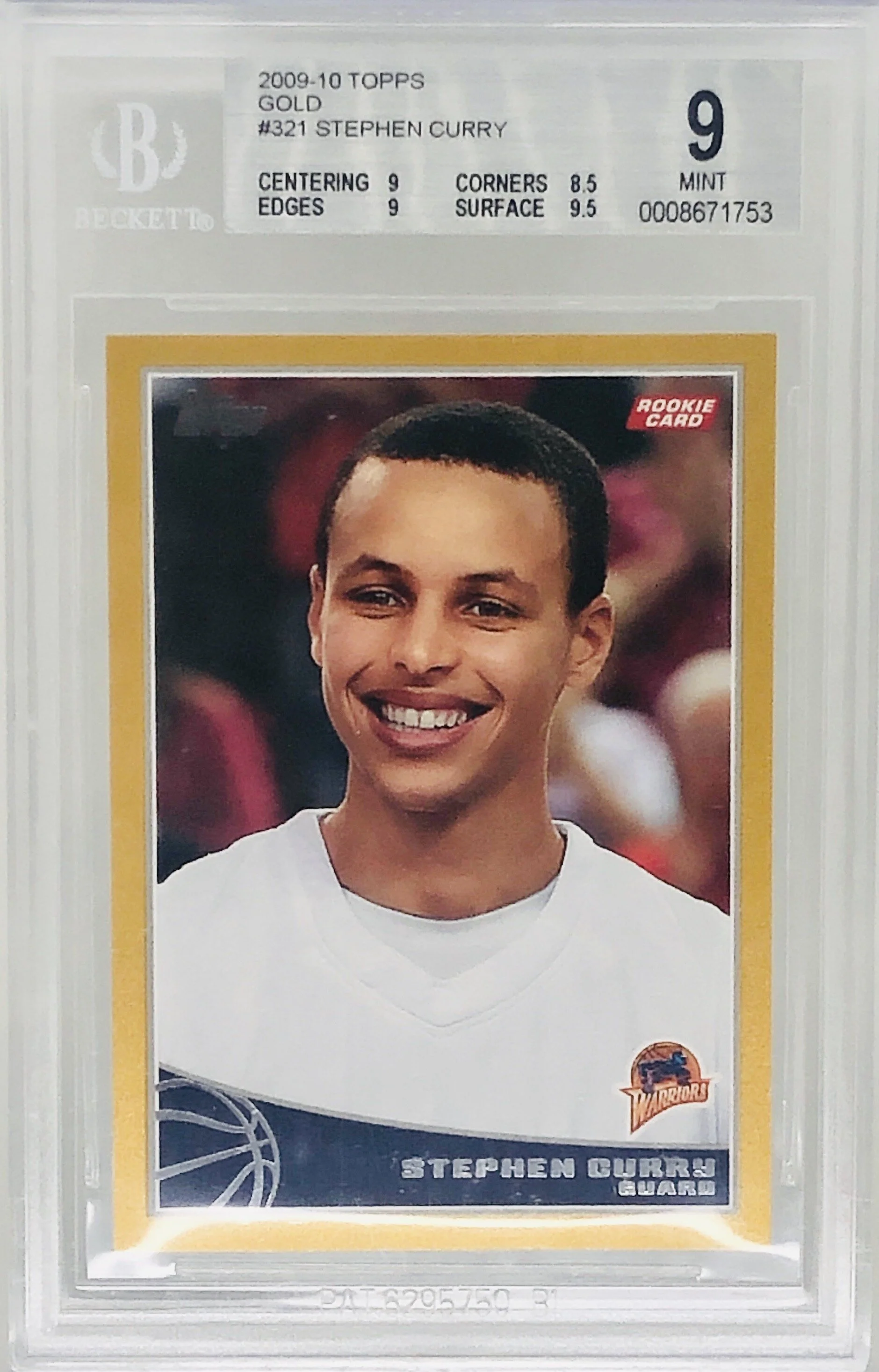 2009-10 Topps Gold Stephen Curry