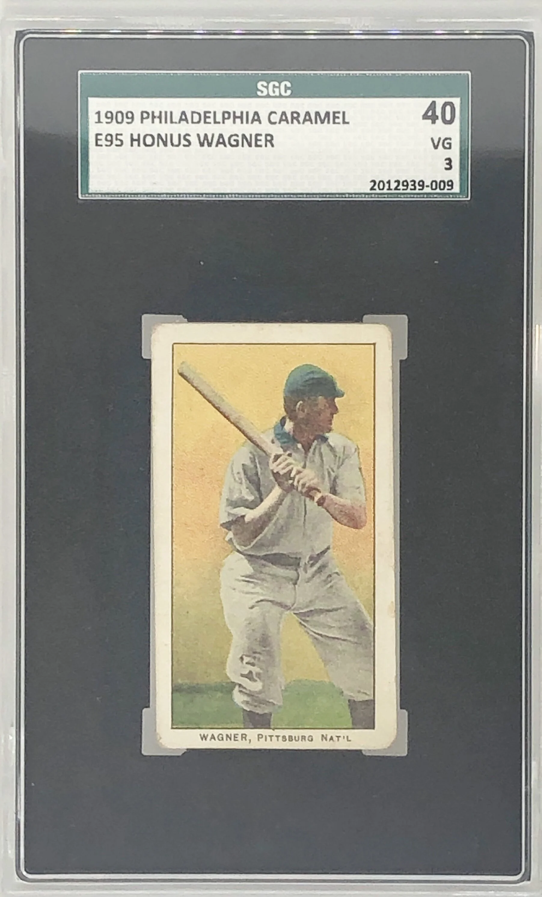 1909 E95 Philadephia Caramel Honus Wagner SGC 3