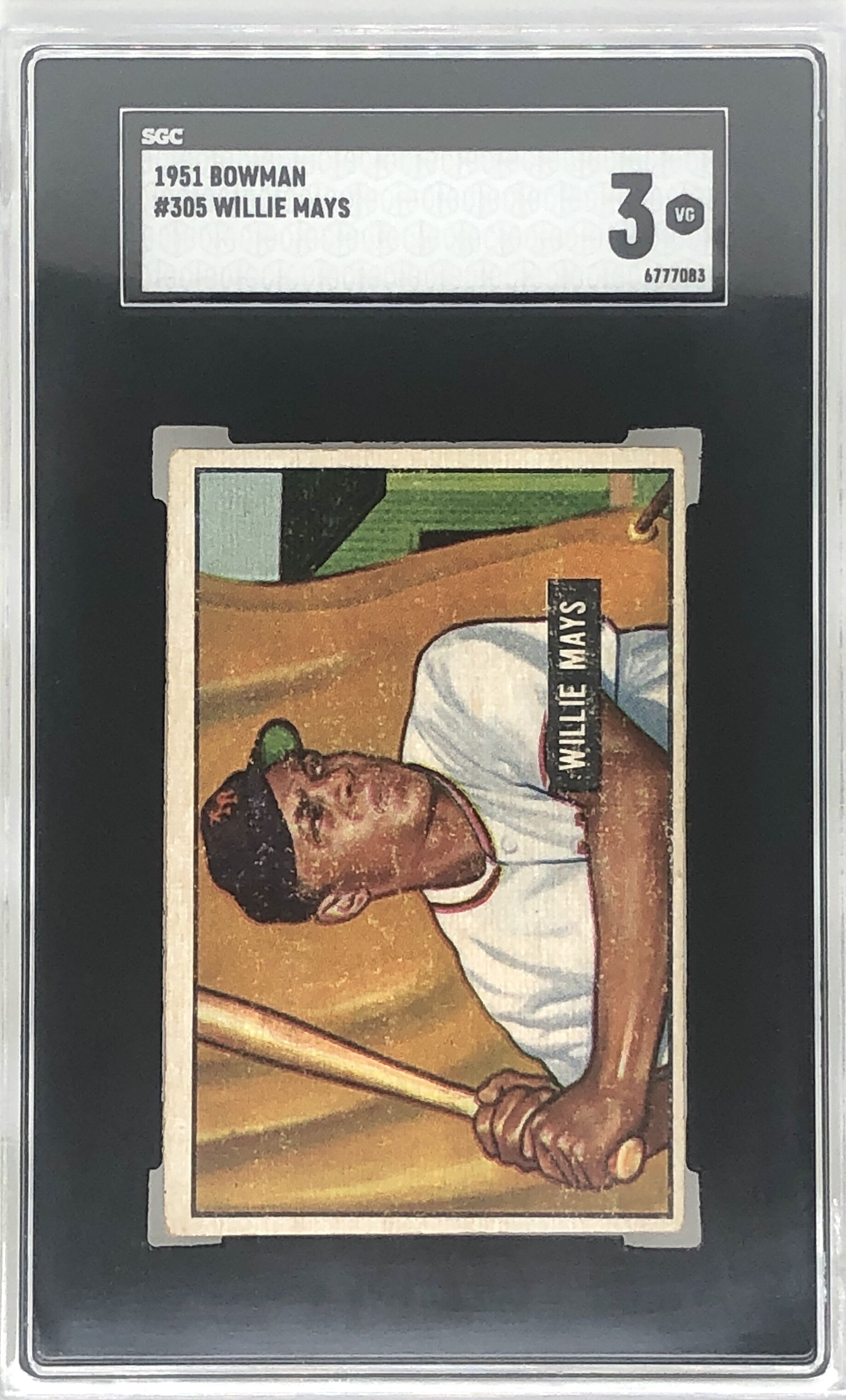 1951 Bowman Willie Mays Rookie Card RC SGC 3
