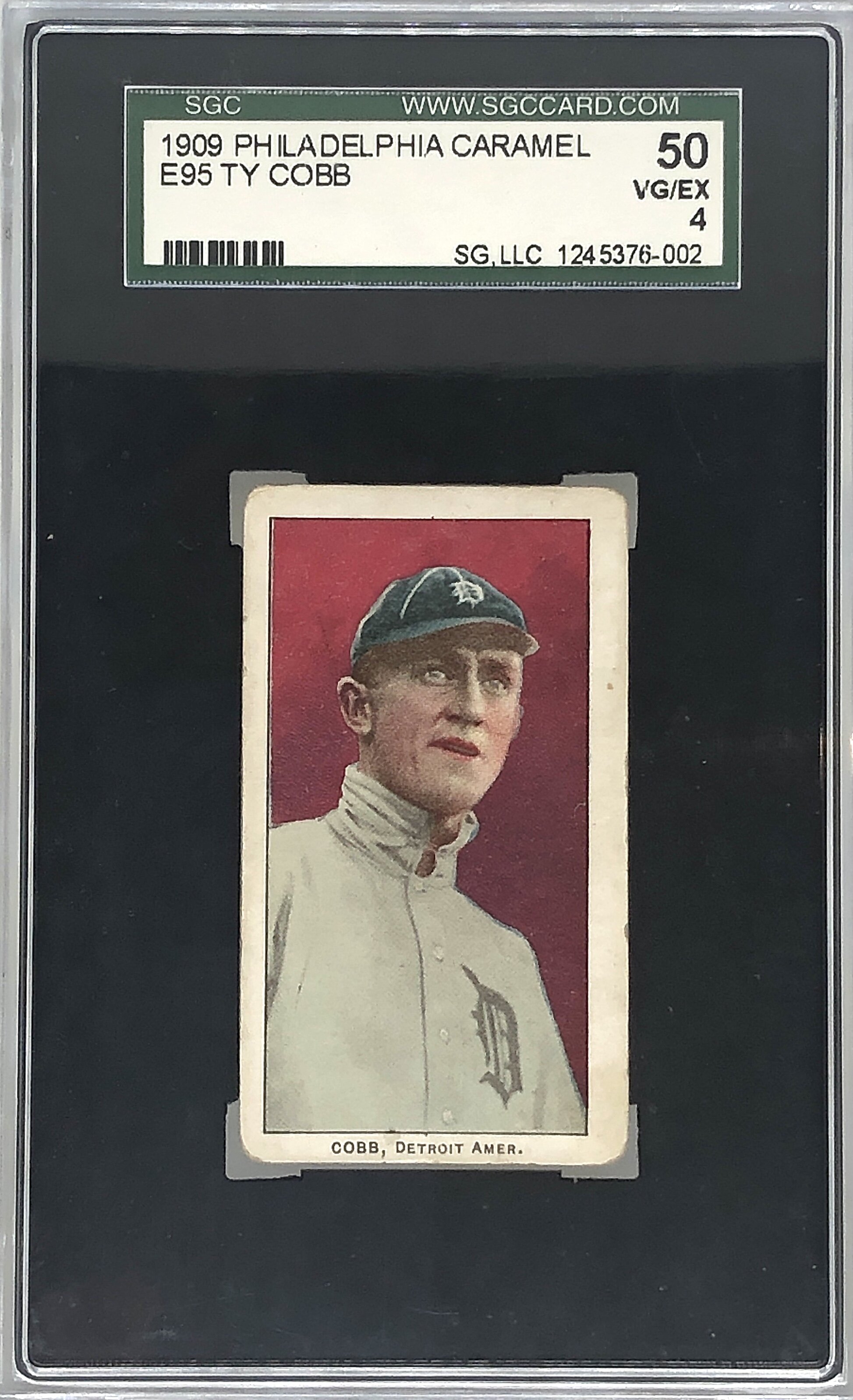 1909 Philadelphia Caramel E95 Ty Cobb SGC 4
