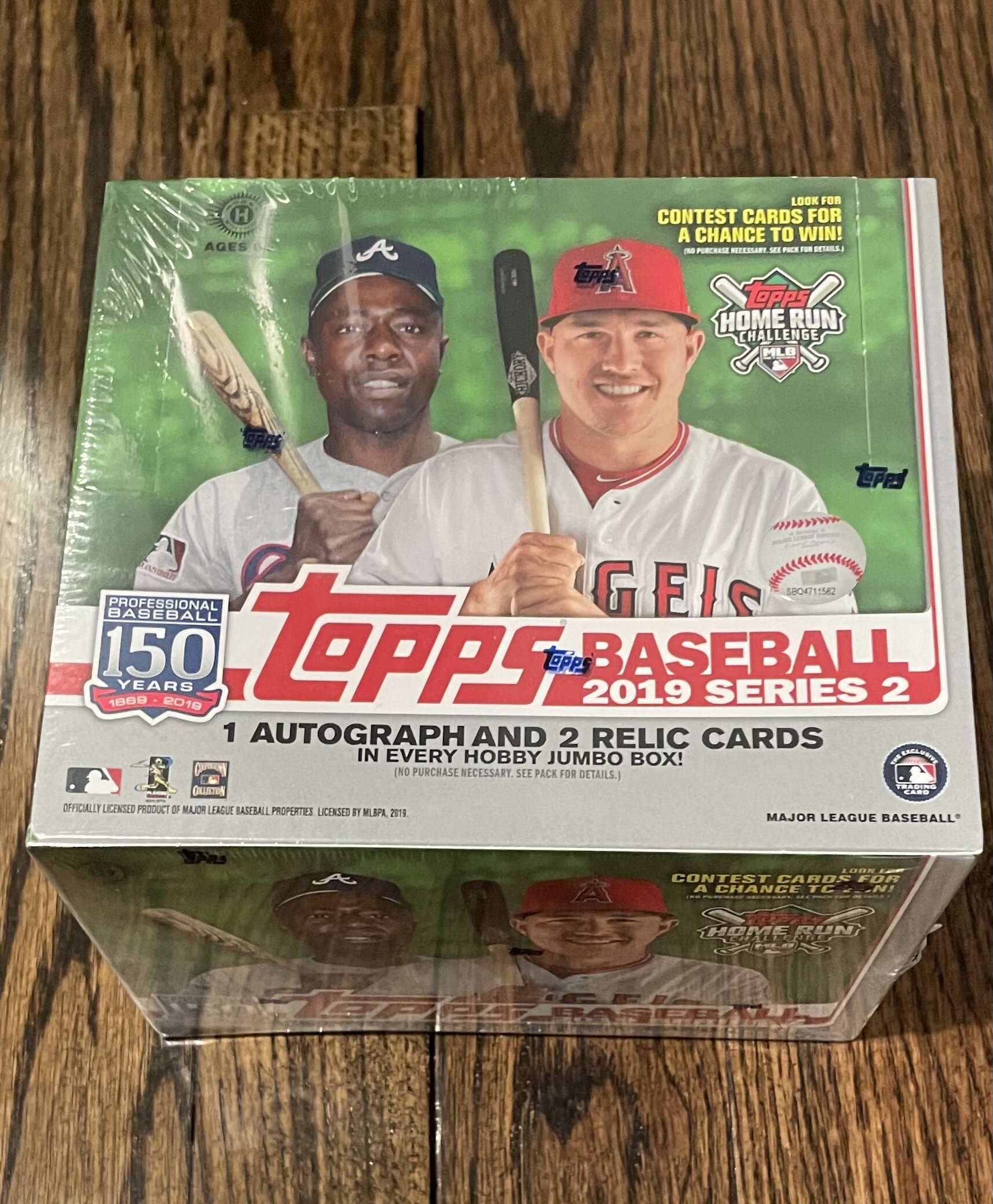 Sealed 2019 Topps Series 2 Jumbo Baseball Hobby Box