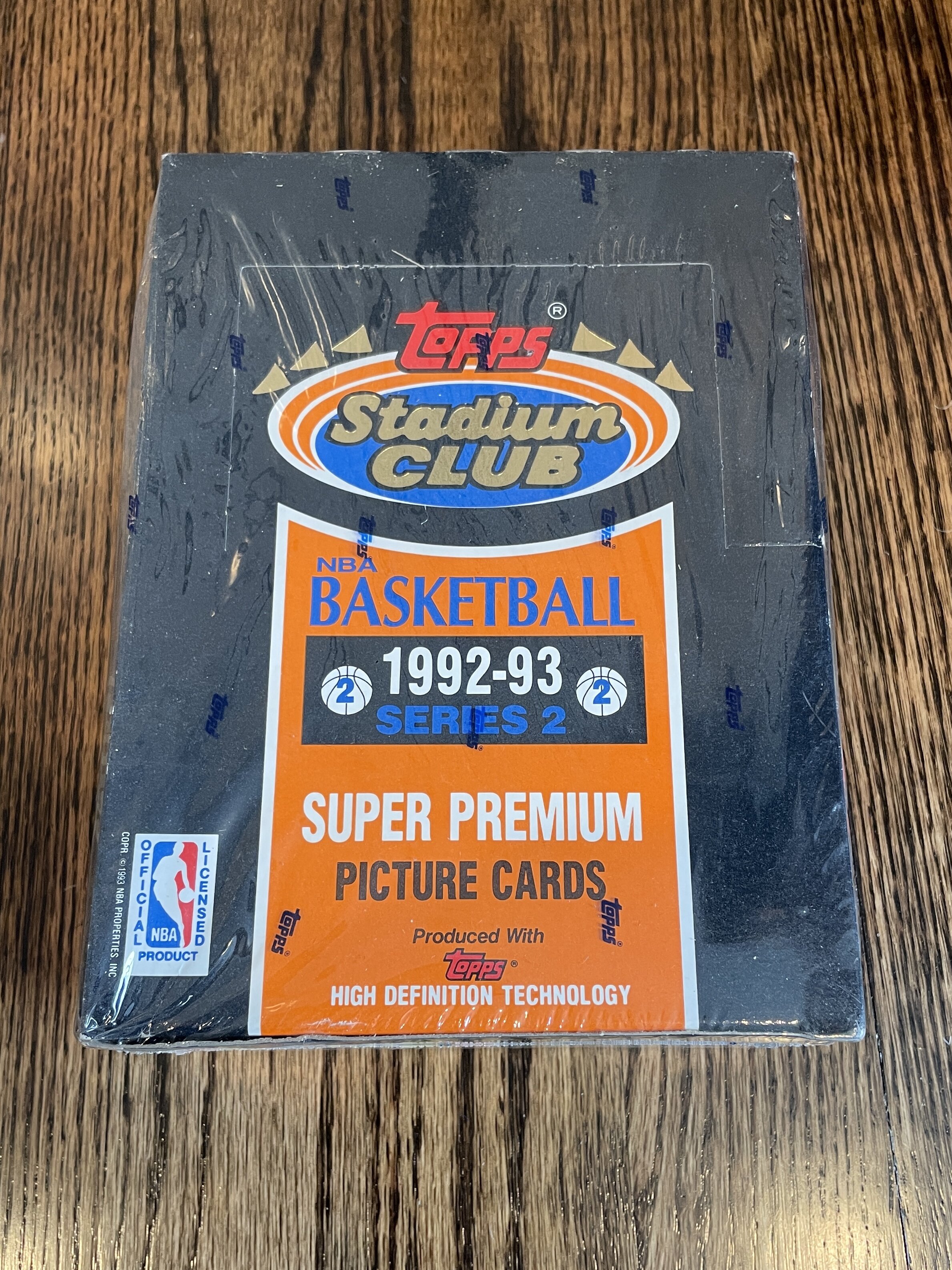 1992-93 Stadium Club Basketball Box - Sealed