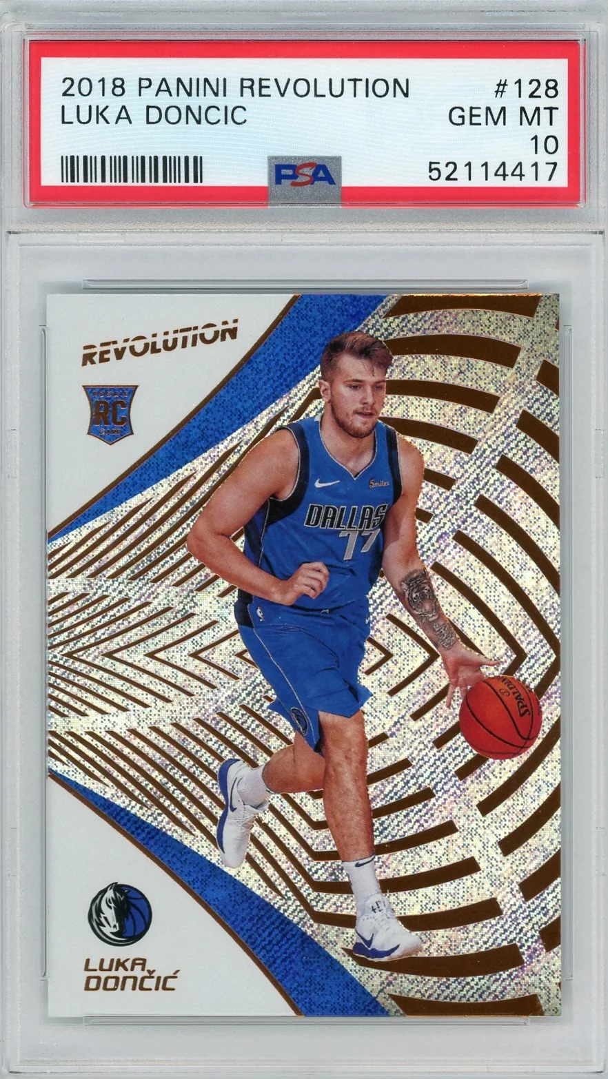 2018 Panini Revolution #128 Luka Doncic RC PSA 10 f.jpg