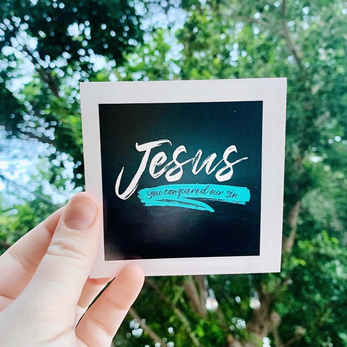 &ldquo;Jesus, You conquered our sin&rdquo;

🙌 The line from our track All to You is a reminder that Jesus gave us freedom from sin and we are called to respond by surrendering to Him

👉 Designed by Joel Cook. Follow him at @thejoelcook!!

💥 Snag y