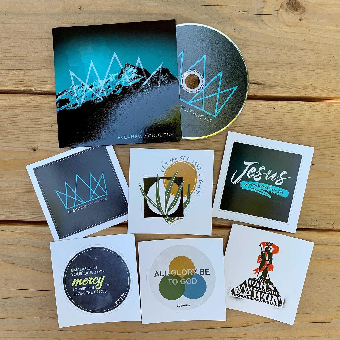 🌟 Celebrating ONE MONTH of our Victorious EP Release 🌟
 
💥 Buy our Victorious EP (physical CD) and get a FREE sticker of your choice!! [$10 value for only $6]

💥 Buy all 6 stickers, and get a FREE Victorious EP (physical CD)!! [$30 value for only