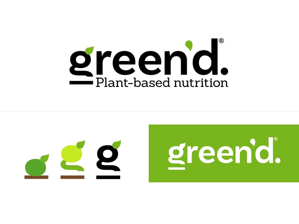 Green'd Plant Based Protein Logo Concepts (Copy)