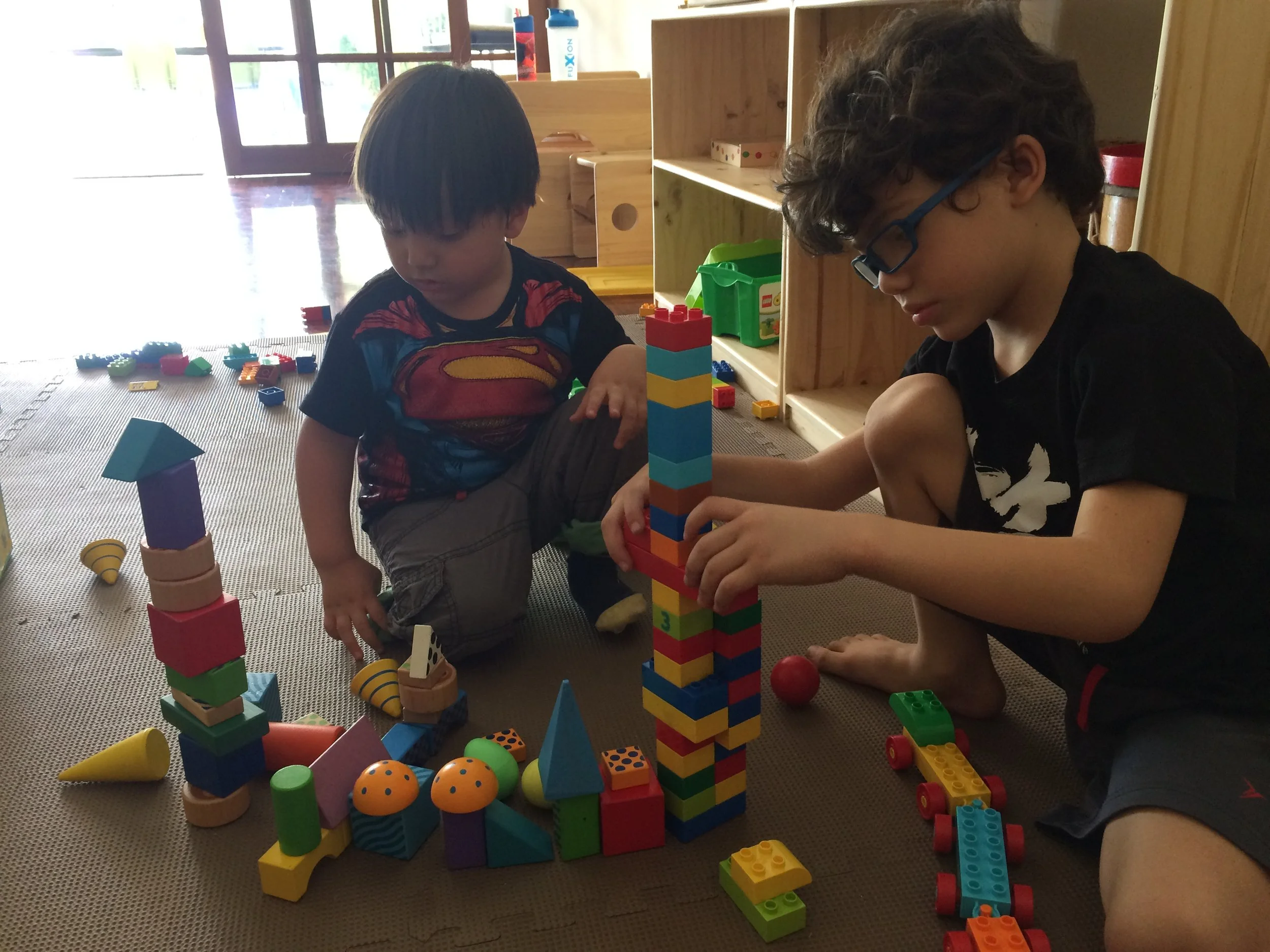 Armando una gran torre.