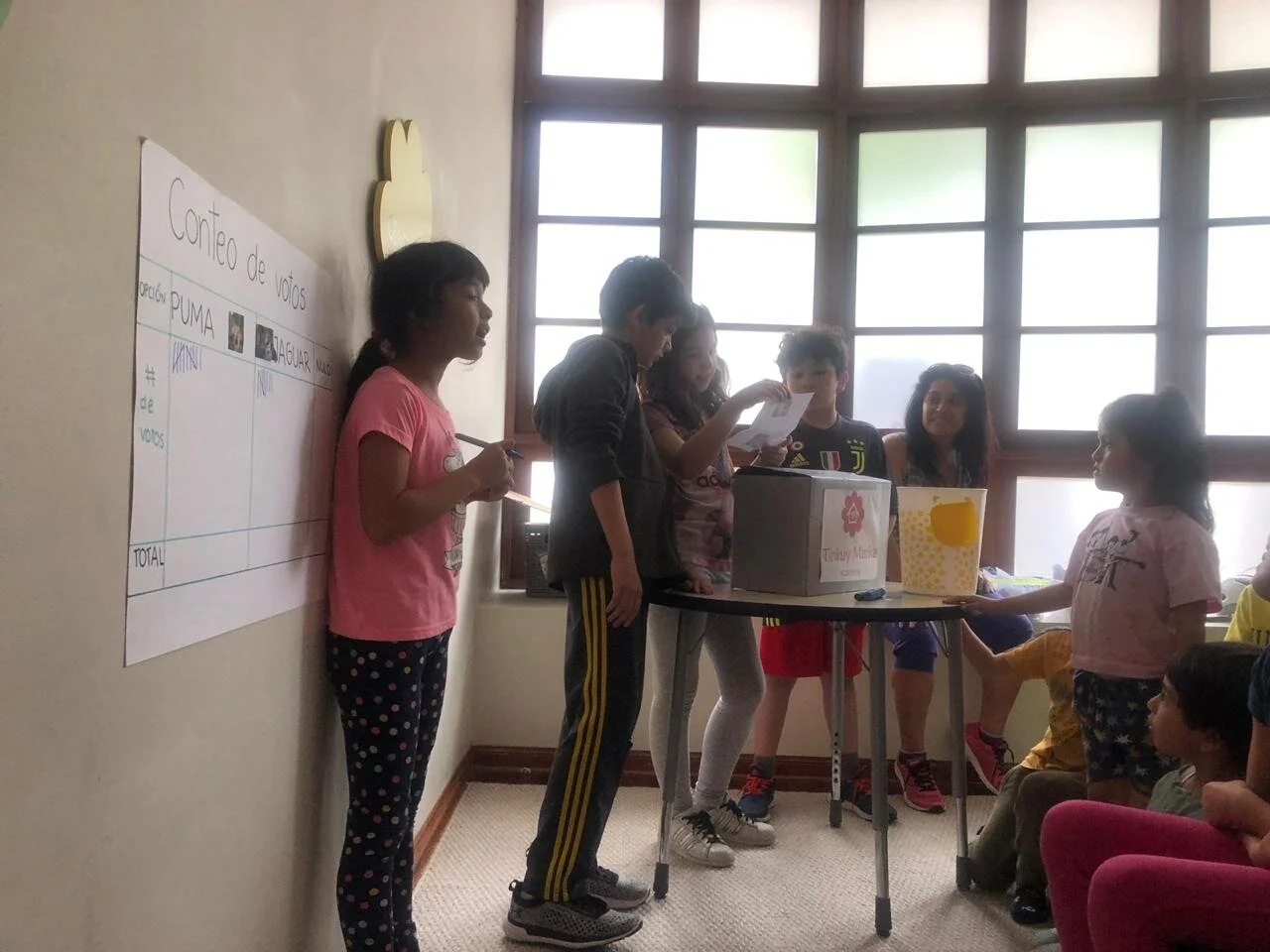 Conteo público de votos.