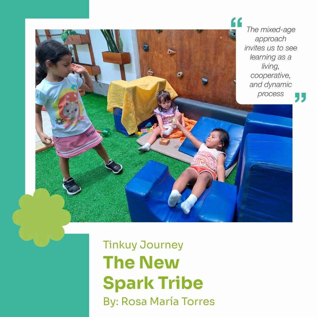 Mixed-age is not just different ages together. It is a space where children learn from each other. 💫

The studio changes every year. It grows and transforms with each Puma. 😺
In our new Tinkuy Journey Blog post, we share how this transformation hap
