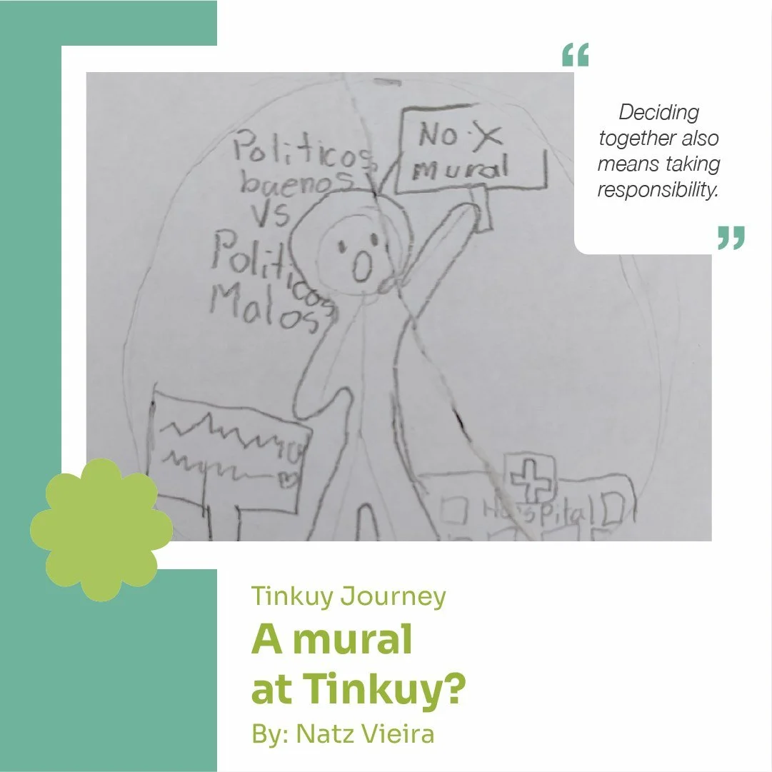What began as a proposal for the Visual Arts workshop turned into a debate, a vote, and a deeper conversation about collective decisions.

Read the full story on our blog:
🔗 www.tinkuymarkaacademy.com/journey/mural