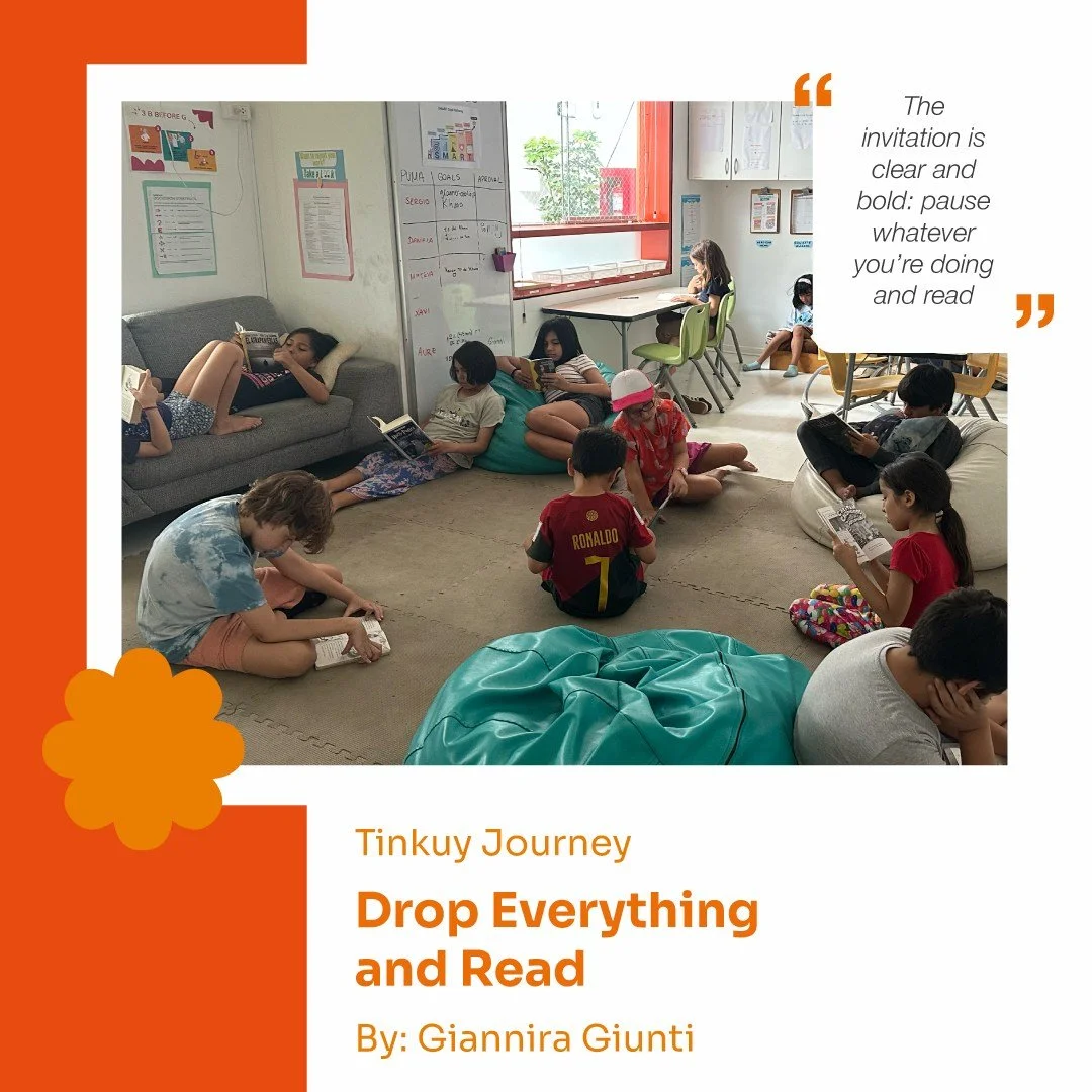 What happens when everything stops&hellip; and everyone reads?
At Tinkuy, a simple pause becomes something more: focus, calm, and genuine interest in reading.

Read the full story.
🔗 Link in bio