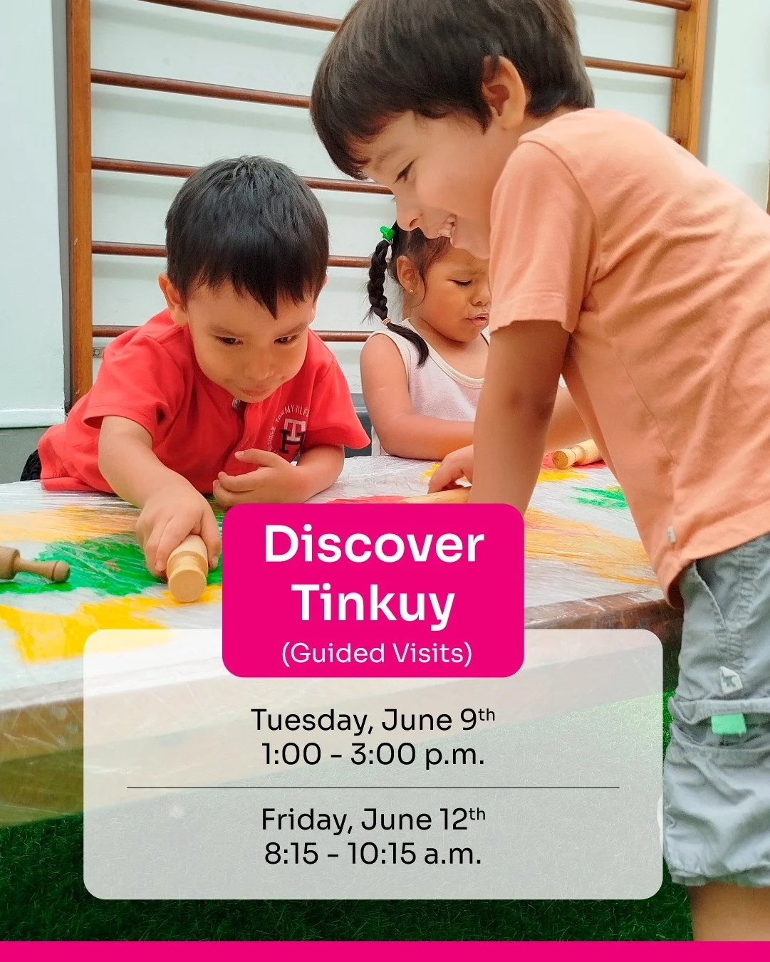 We invite you to step inside Tinkuy Marka Academy.
Register for our guided visits and discover our learner-driven approach up close.
_________________________________________________________

Te invitamos a conocer Tinkuy Marka Academy desde adentro.