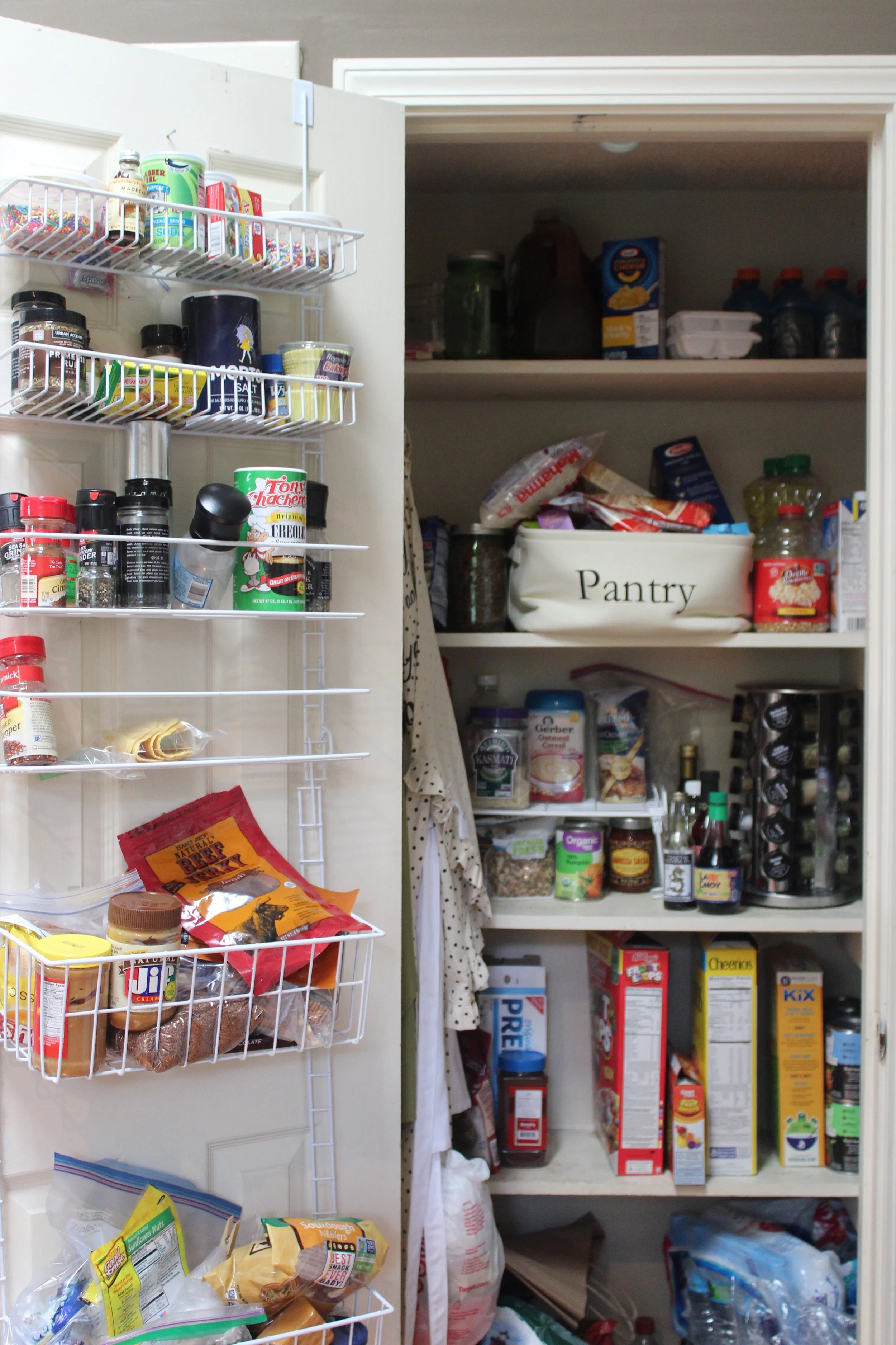 Gen's pantry before