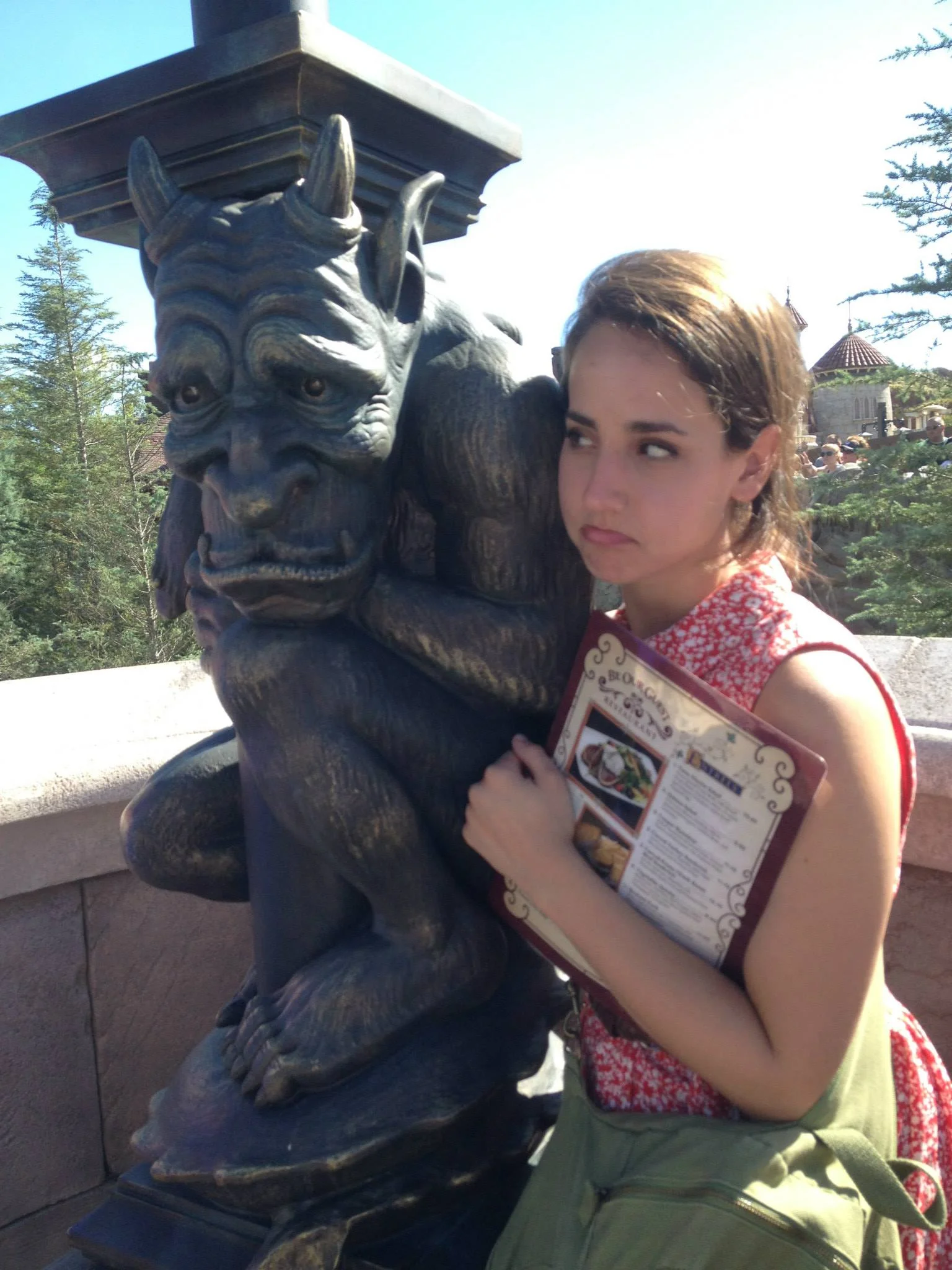 Gargoyle listening to all my #singlegirlproblems