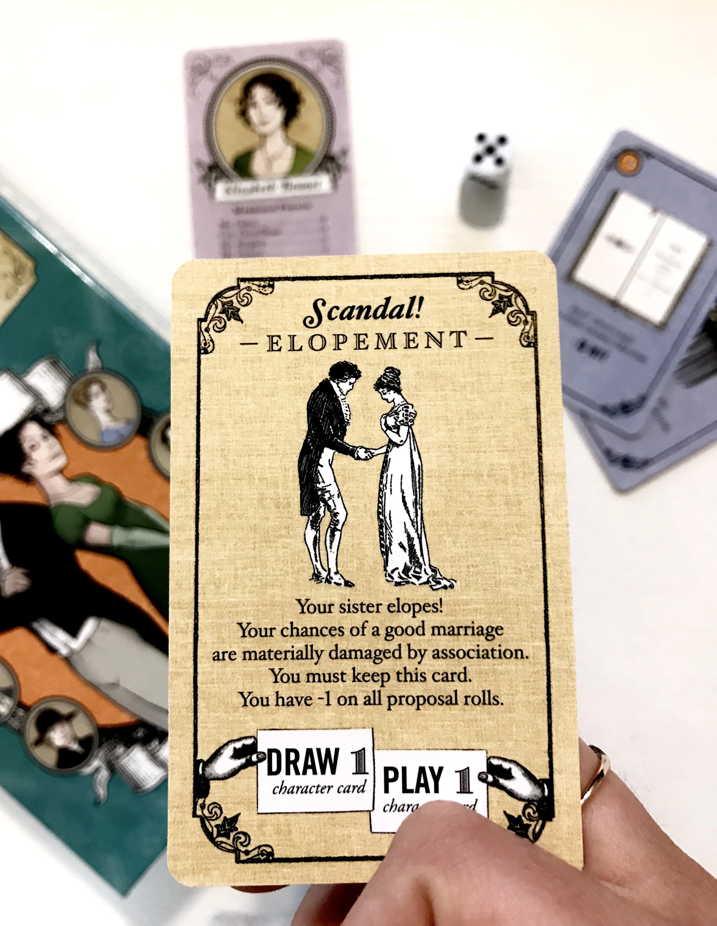 Here is an example of one of the cards up close.