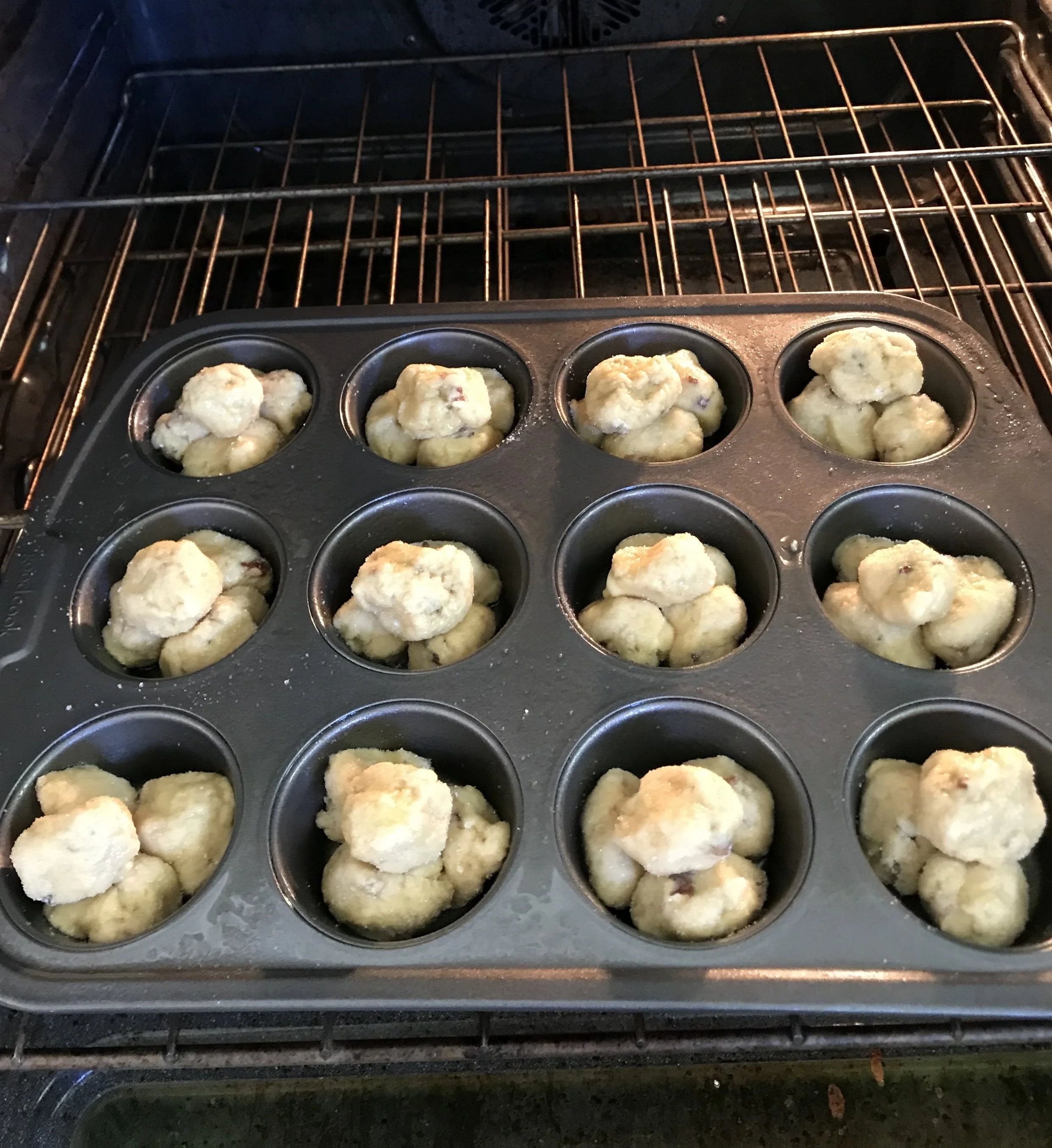 Before baking, this is what your scones should look like.