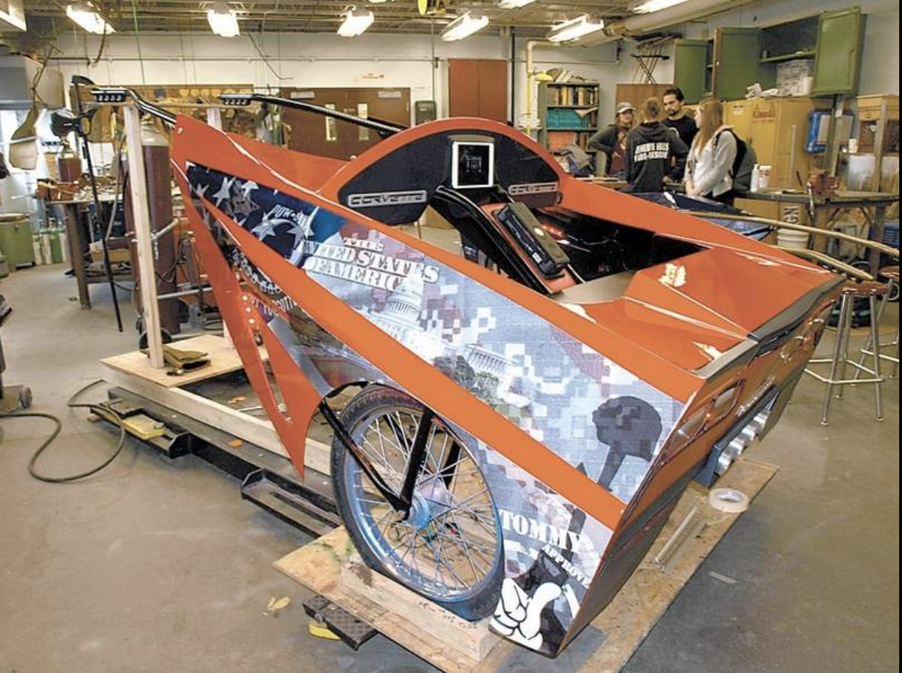 Off to the races for these custom, student-built sulkies
