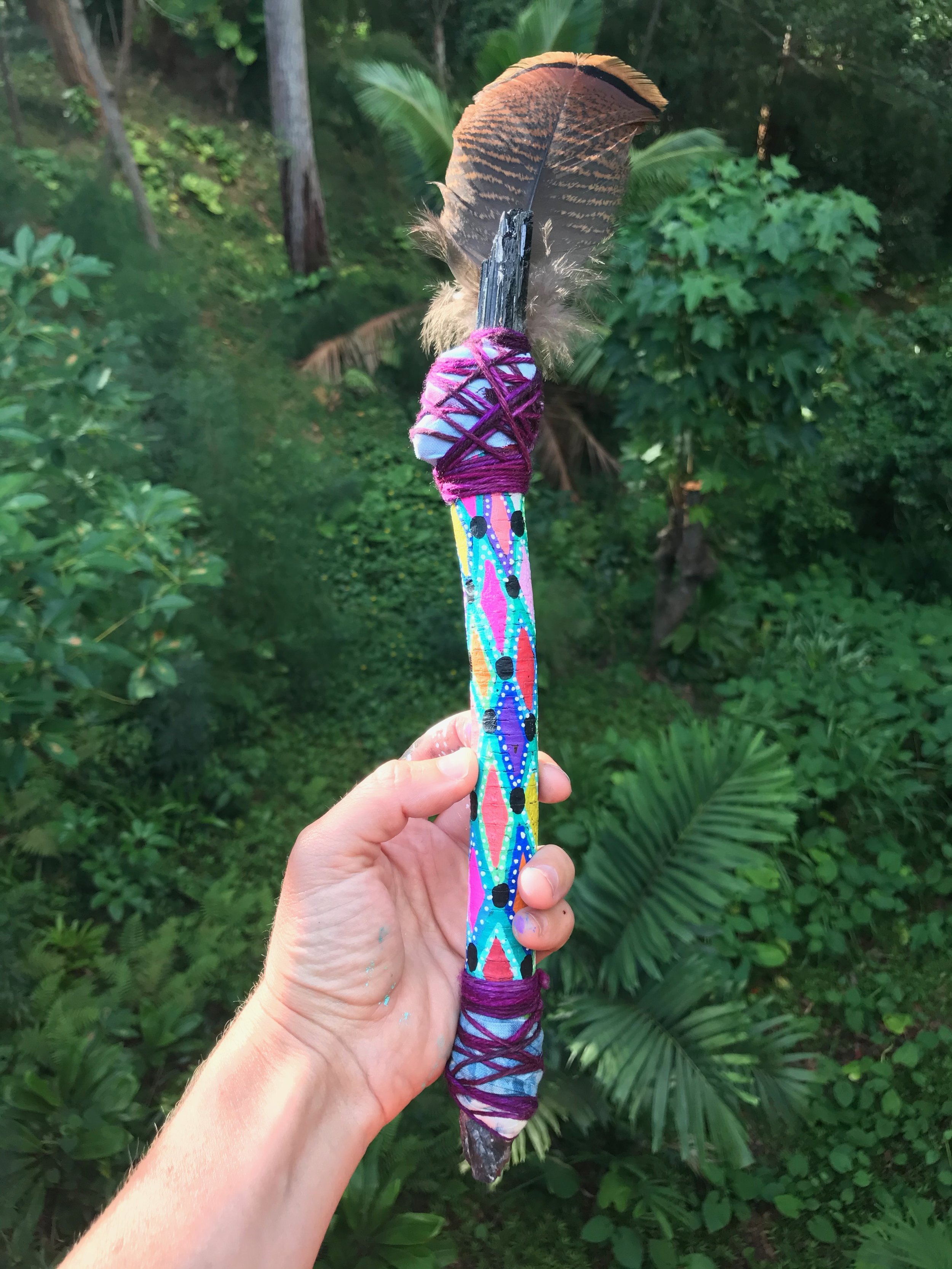 magic meditation crystal wand
