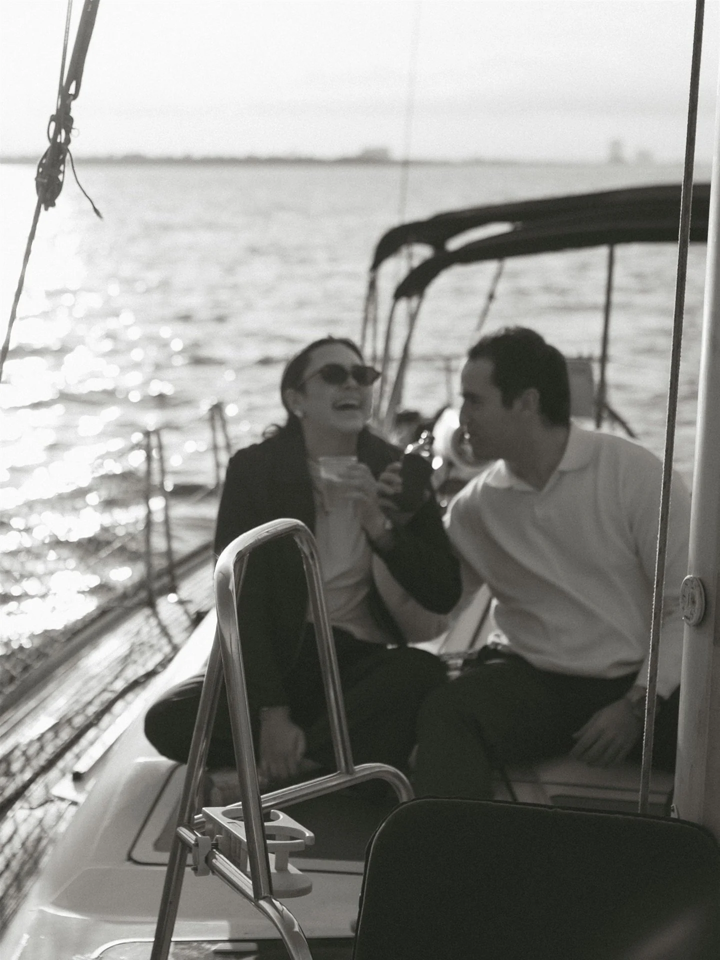 Luis&rsquo; proposal on the sailboat at sunset was nothing short of one of the dreamiest proposal ever. The Romance was romance-ing. Peep the last slide for a sweet photo of our winged friend 🦜🦜
.
.
.
.
.
#sailboatengagementsession #sailboatengagem