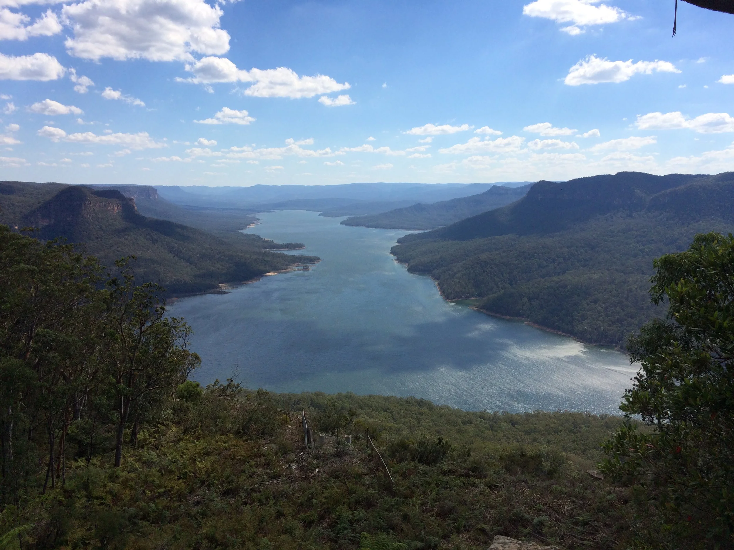 20171230 Lake Burragorang from Nattai R.Cunningham.JPG